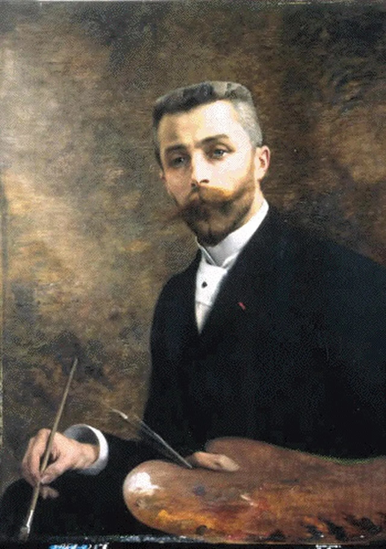 Porträt von André Brouillet (1857–1914) – Gedenkseite
