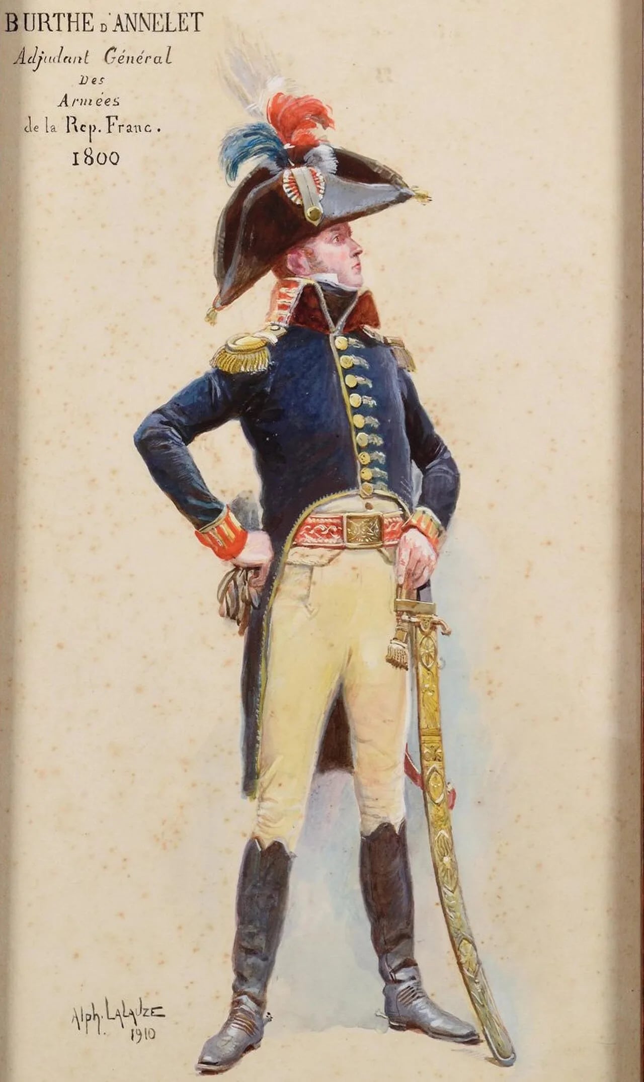 Portrait of André Burthe (1772–1830) – memorial page