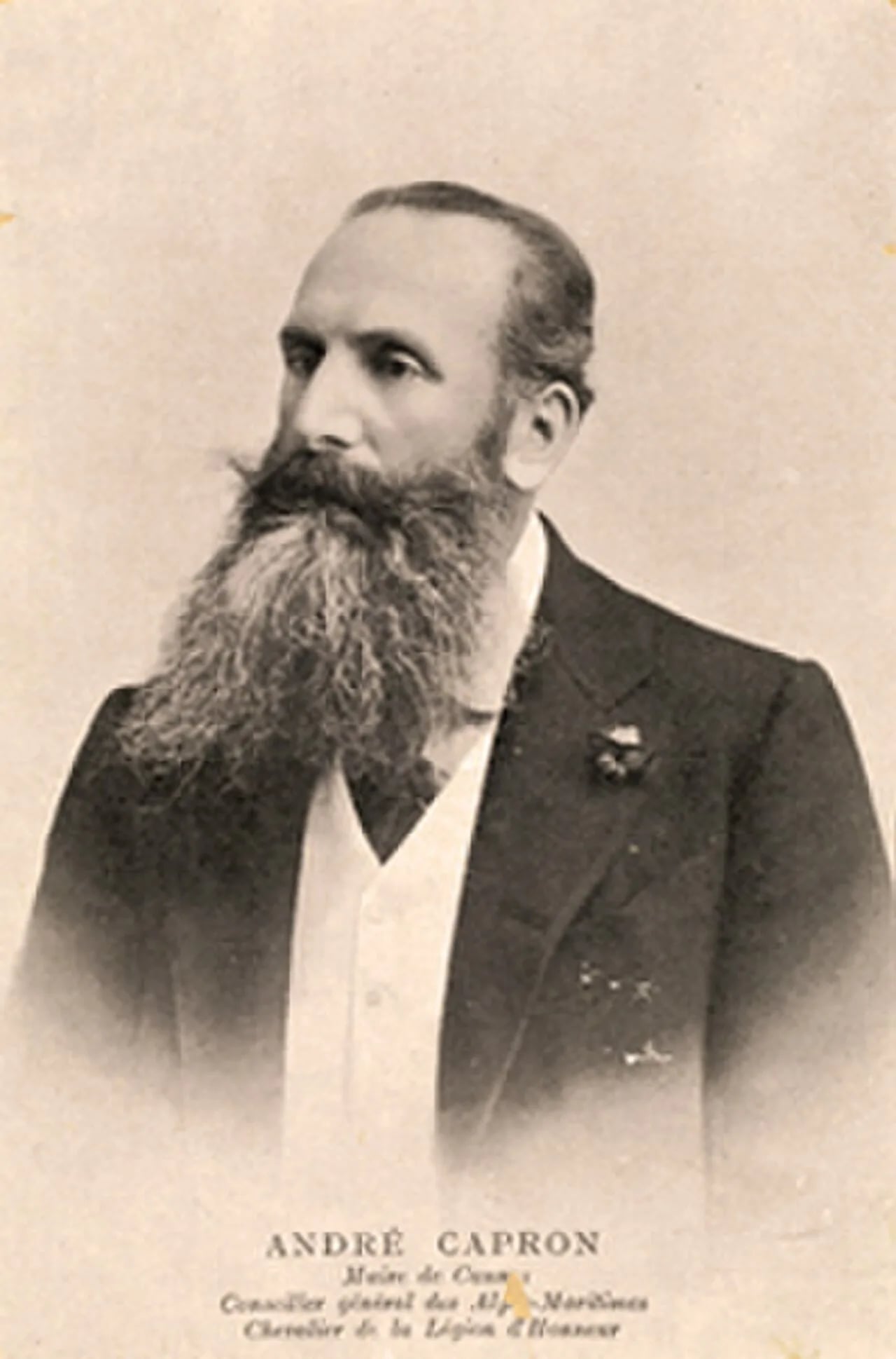 Portrait of André Capron (1854–1930) – memorial page
