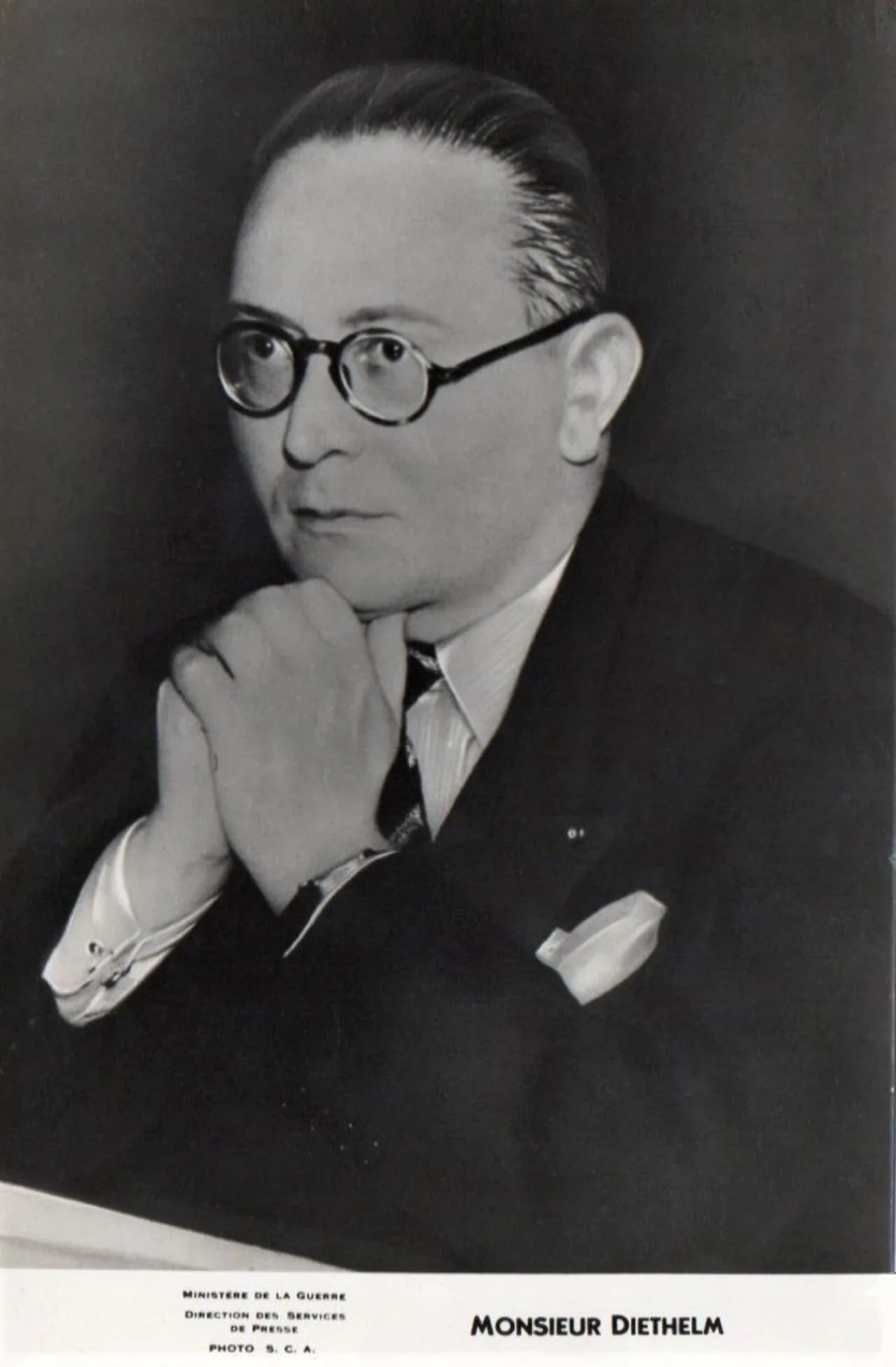 Portrait of André Diethelm (1896–1954) – memorial page