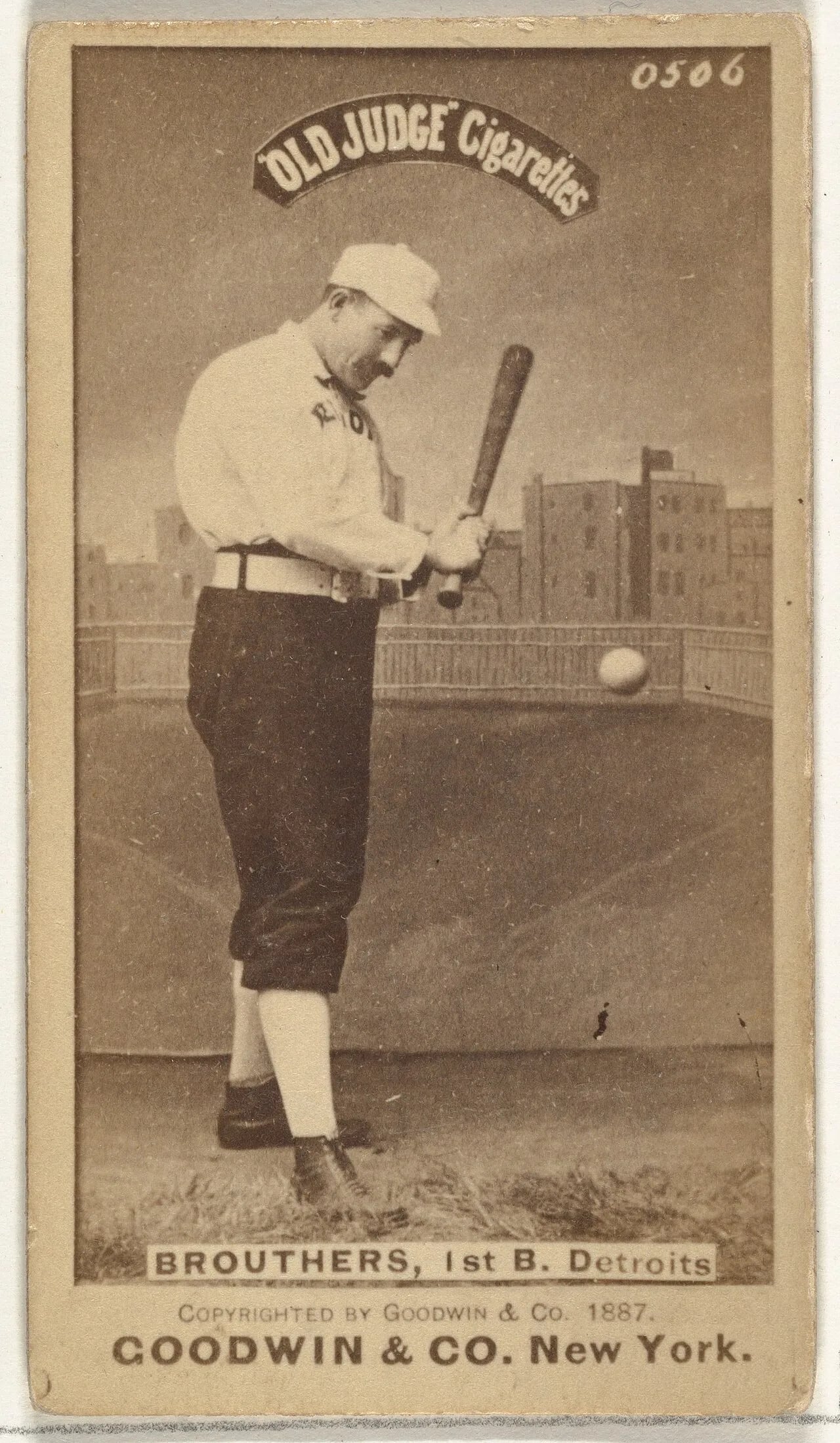 Portrait of Dan Brouthers (1858–1932) – memorial page
