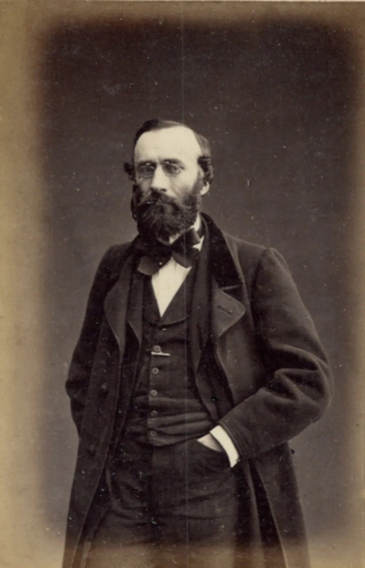Porträt von André Sanson (1826–1902) – Gedenkseite