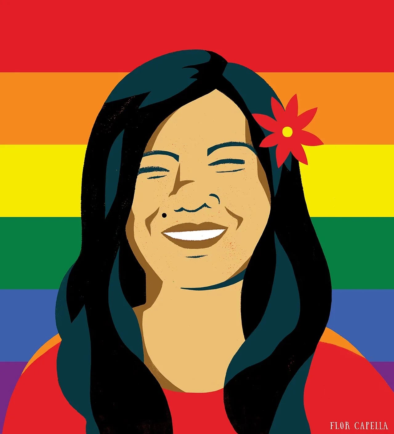 Portrait of Diana Sacayán (1975–2015) – memorial page