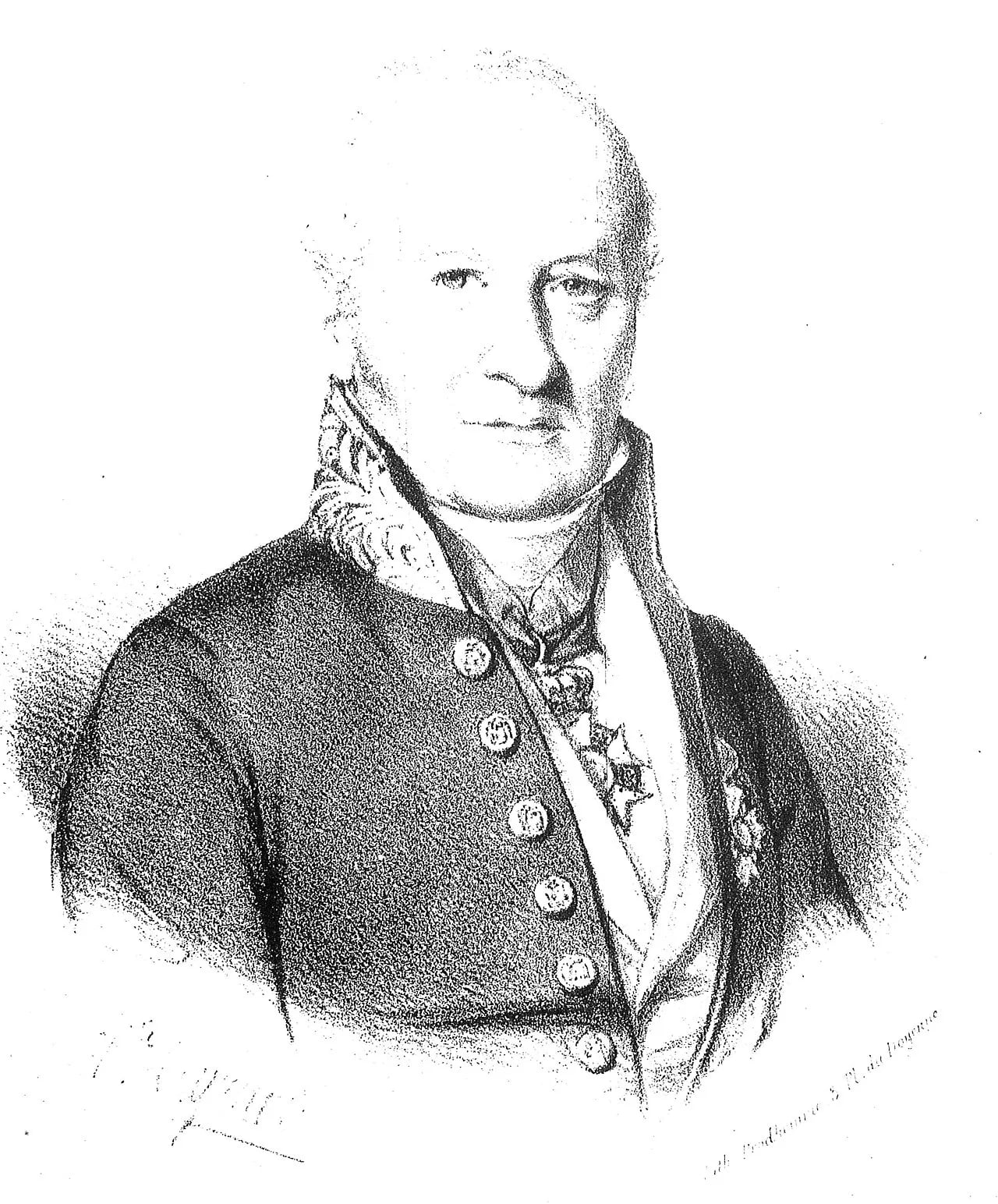 Porträt von Anne Étienne Louis Harmand d'Abancourt (1774–1850) – Gedenkseite