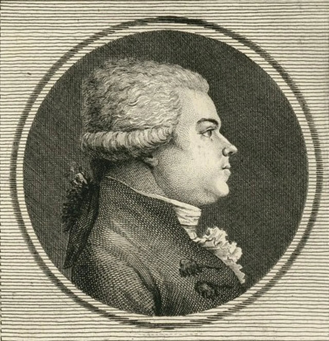 Porträt von Antoine-Jean-François Ménager (1756–1826) – Gedenkseite