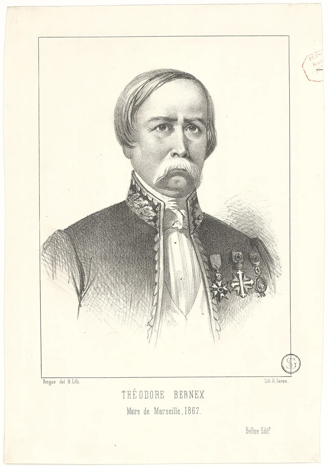 Portrait of Antoine-Théodore Bernex (1813–1889) – memorial page
