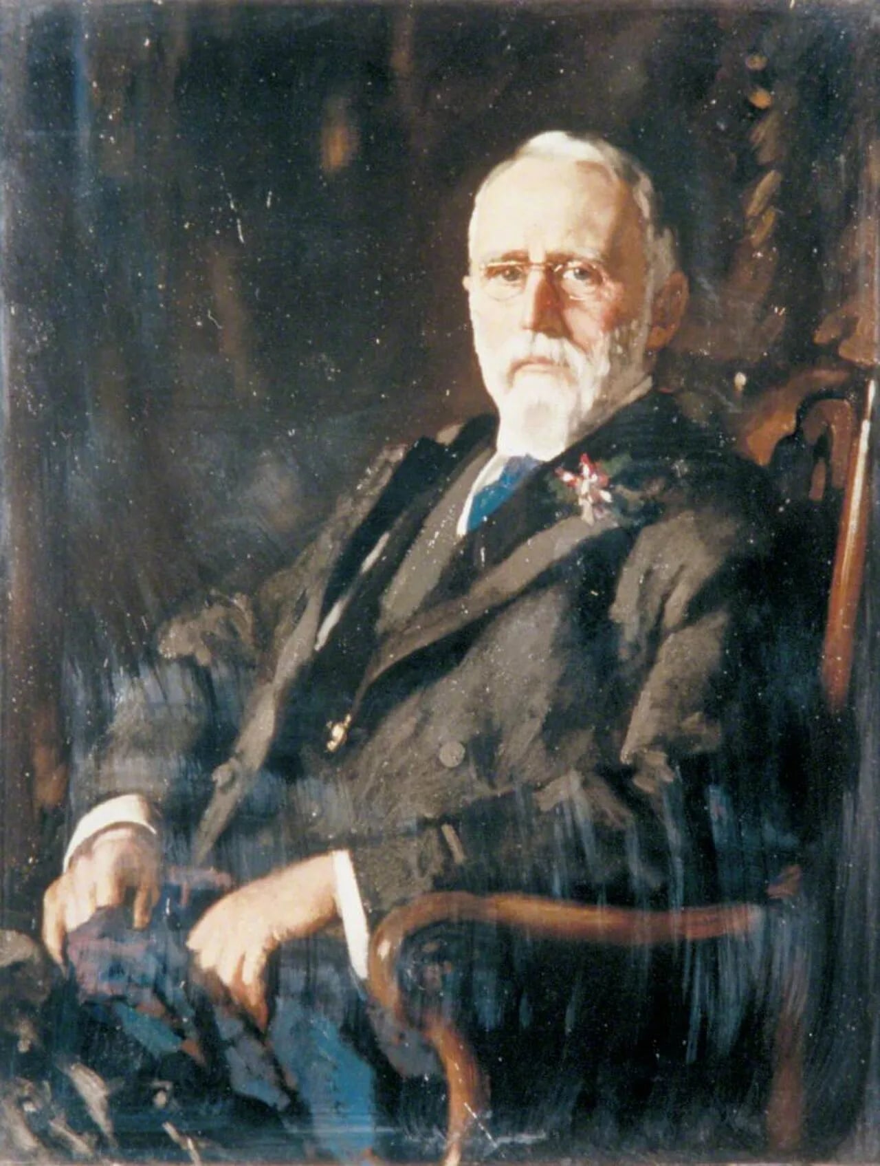 Portrait of Evan Spicer (1849–1937) – memorial page