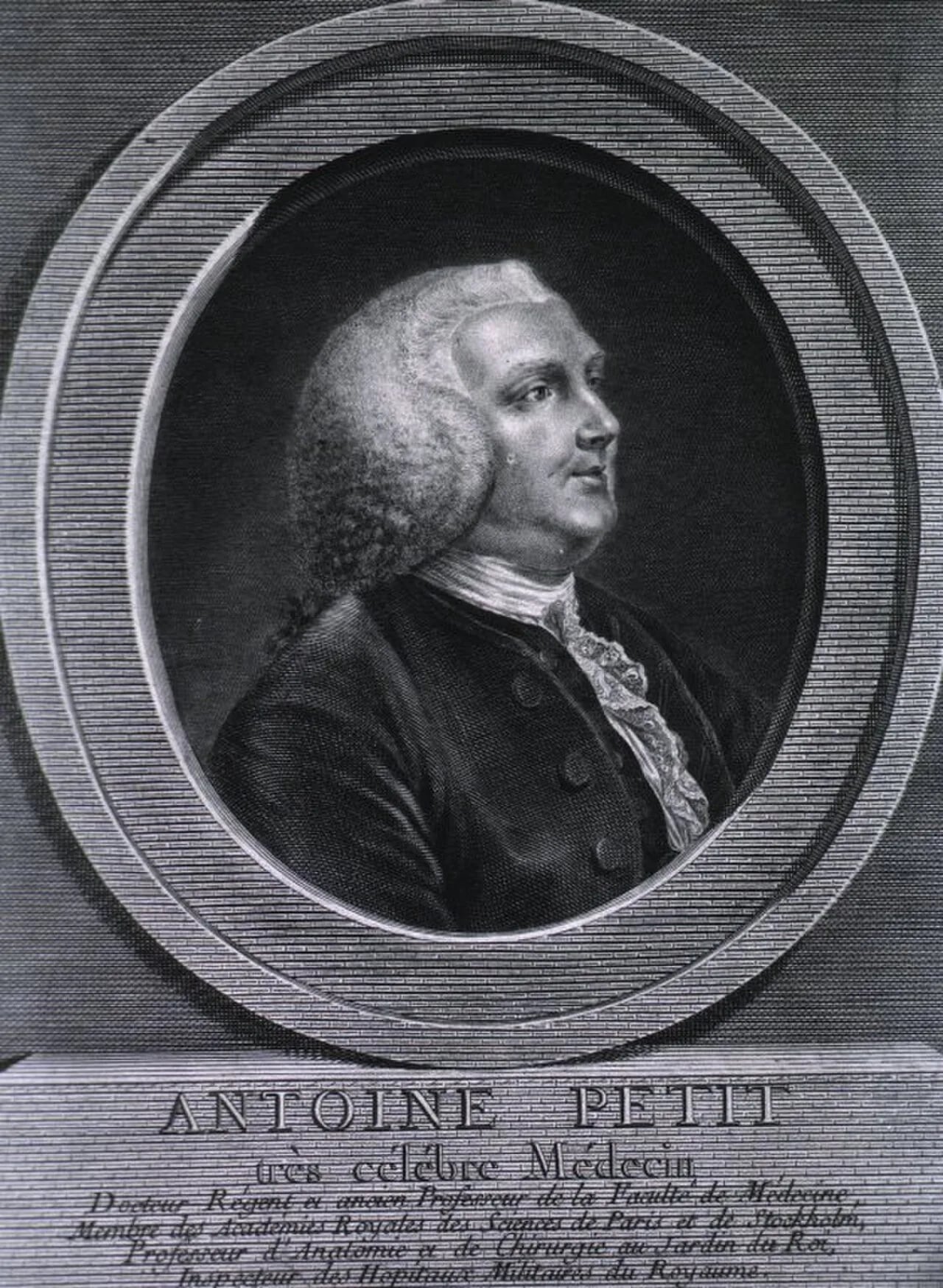 Porträt von Antoine Petit (1722–1794) – Gedenkseite