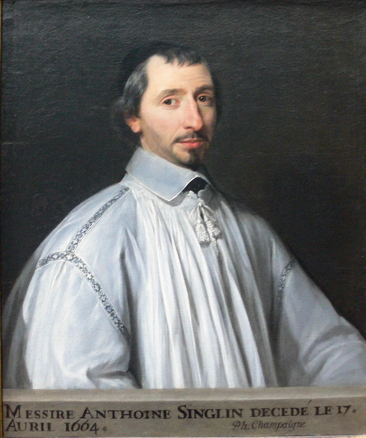 Portrait of Antoine Singlin (1607–1664) – memorial page