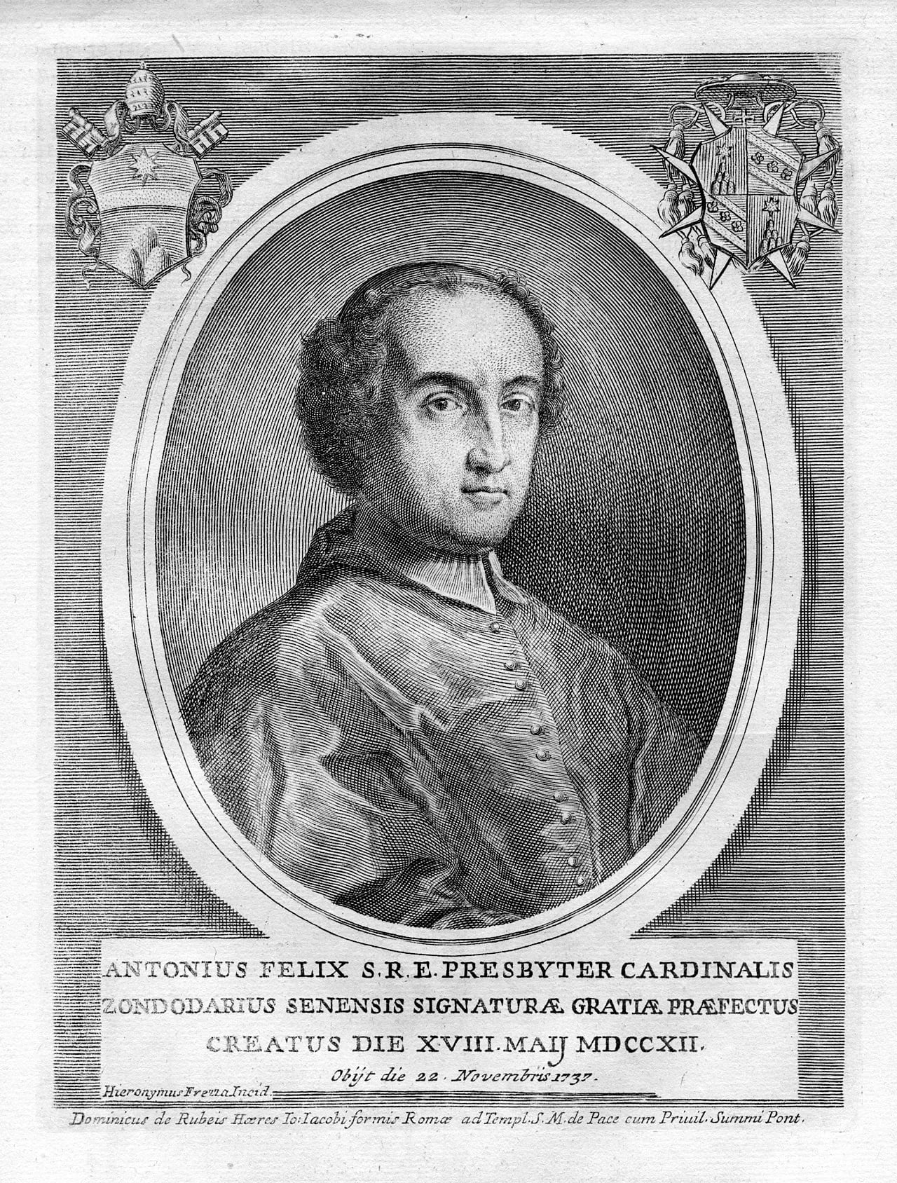 Portrait of Antonfelice Zondadari (1665–1737) – memorial page