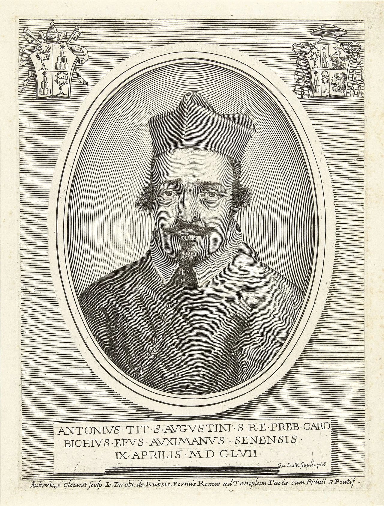 Porträt von Antonio Bichi (1614–1691) – Gedenkseite