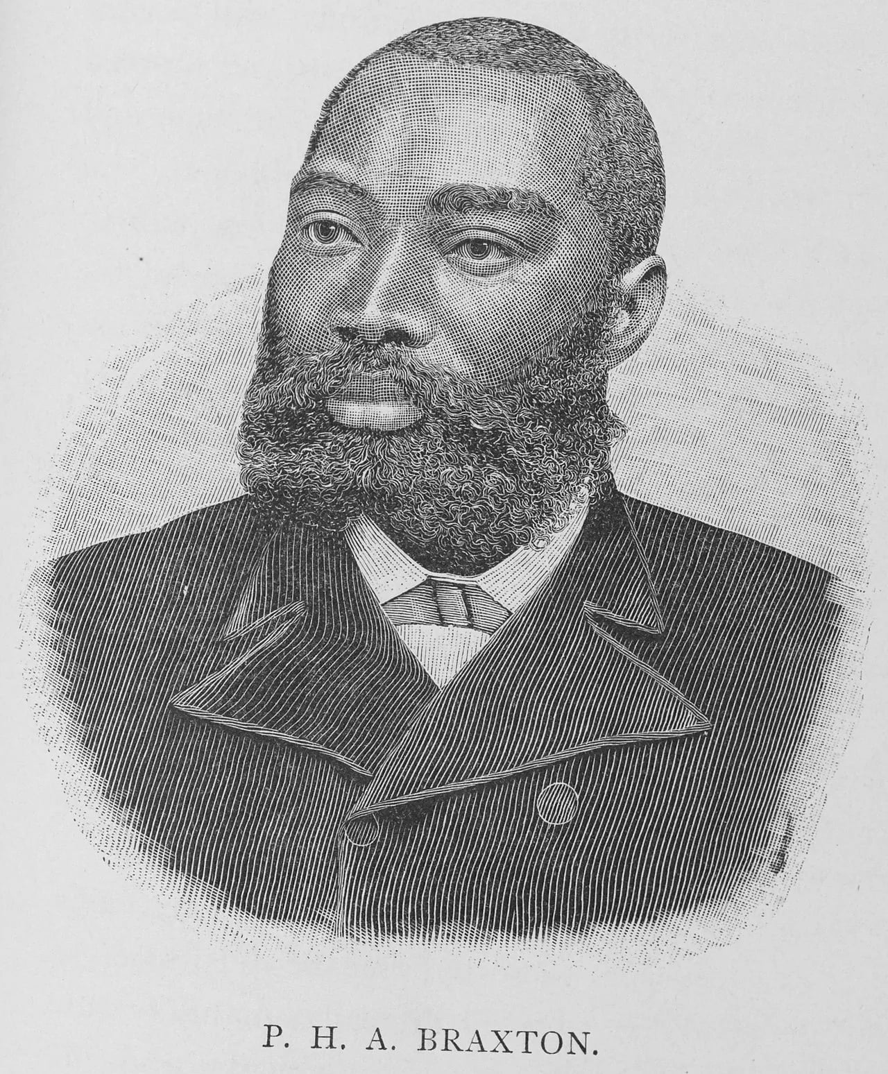 Porträt von P. H. A. Braxton (1852–1900) – Gedenkseite
