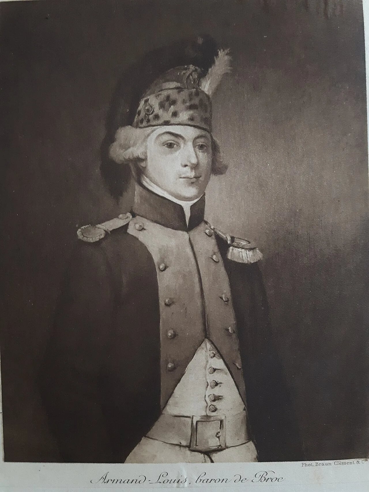 Porträt von Armand Louis Debroc (1772–1810) – Gedenkseite