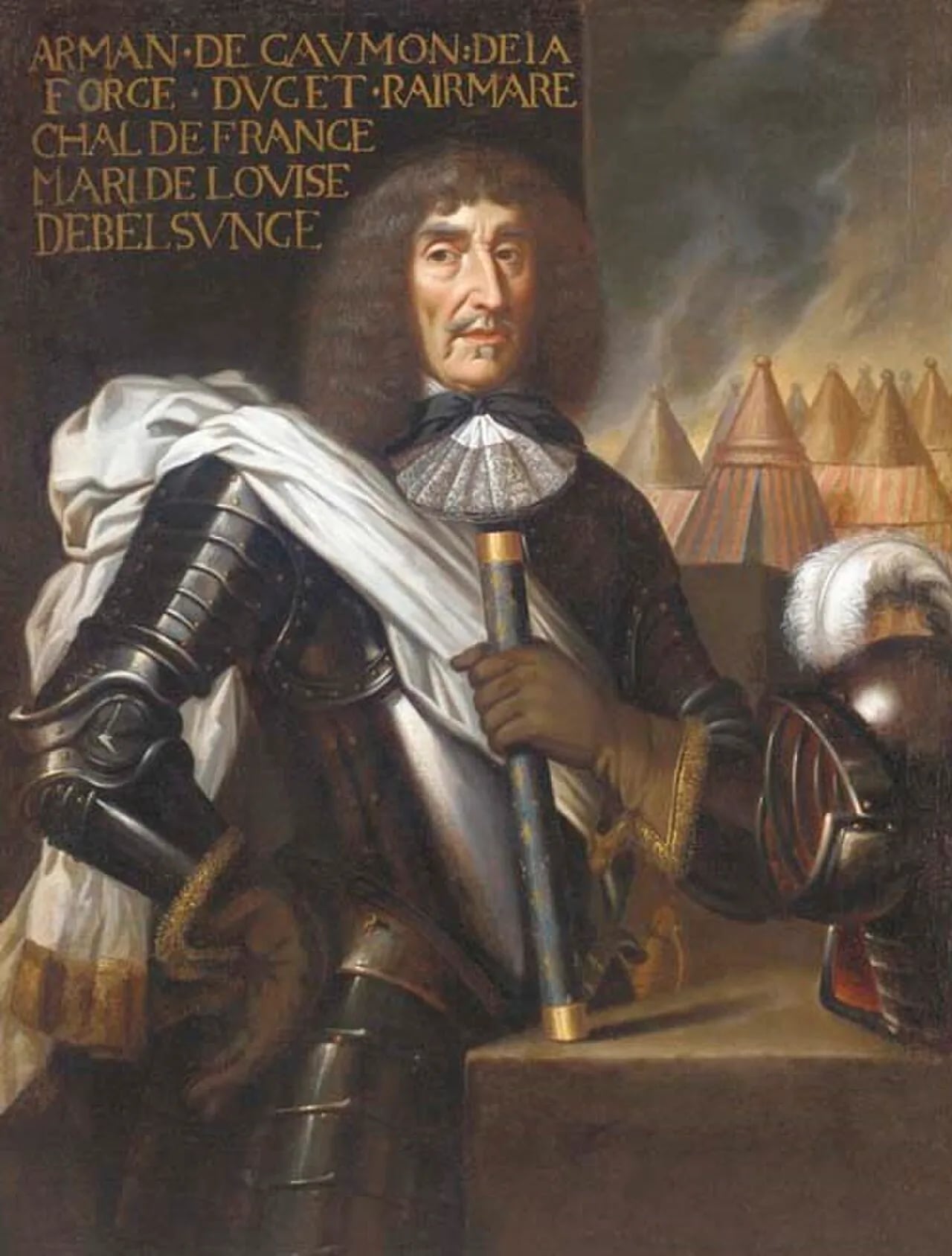 Porträt von Armand Nompar de Caumont (1580–1675) – Gedenkseite