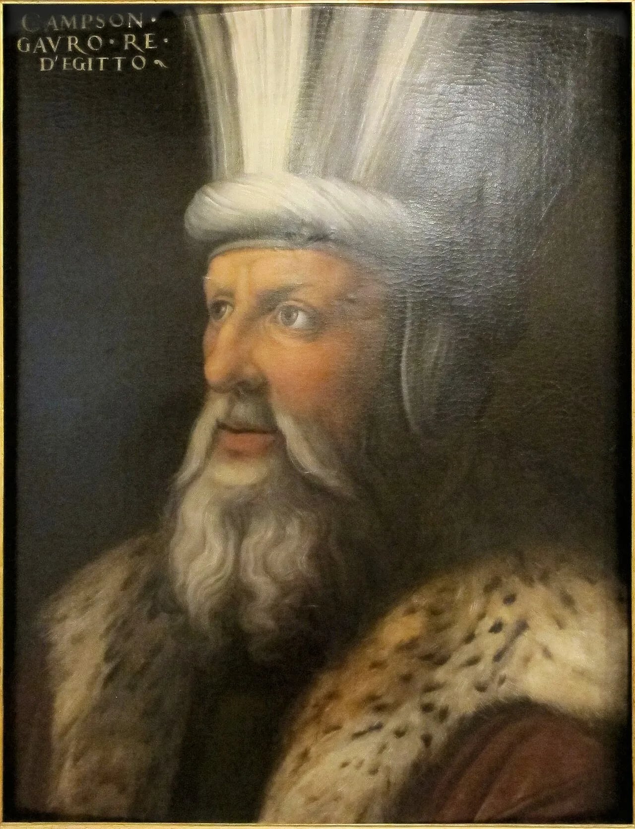 Portrait of Qansuh II Al-Ghuri (1441–1516) – memorial page