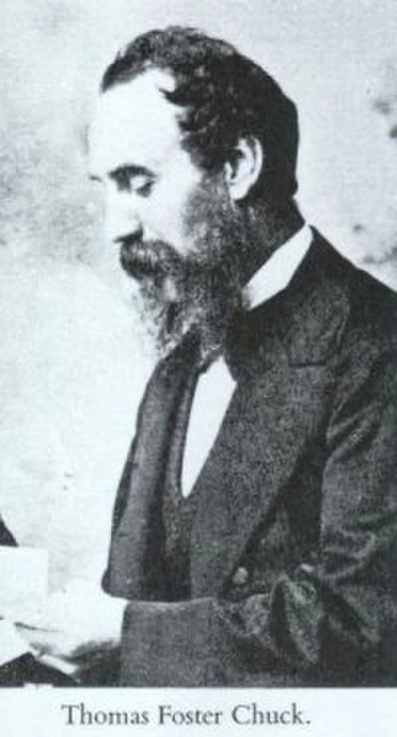 Porträt von Thomas Foster Chuck (1826–1898) – Gedenkseite