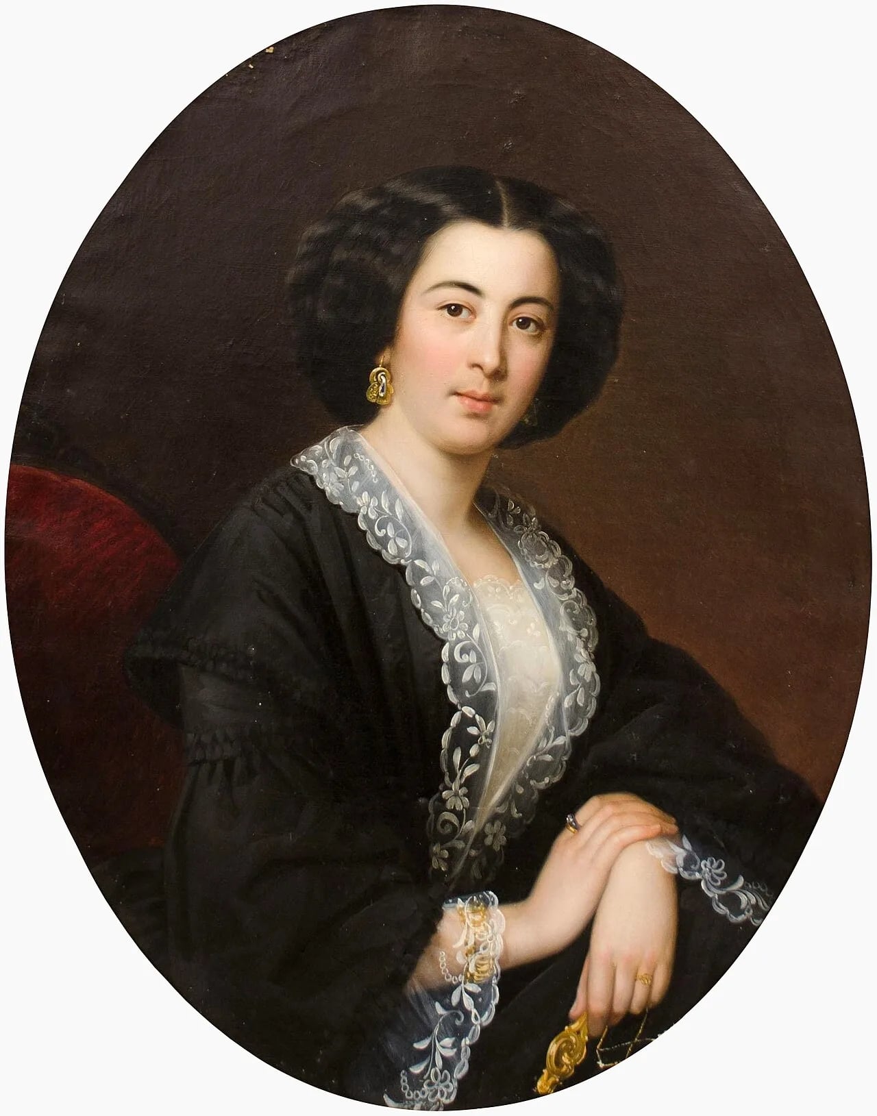Porträt von Jelisaweta Dmitrijewna Barjatinskaja (1835–1899) – Gedenkseite