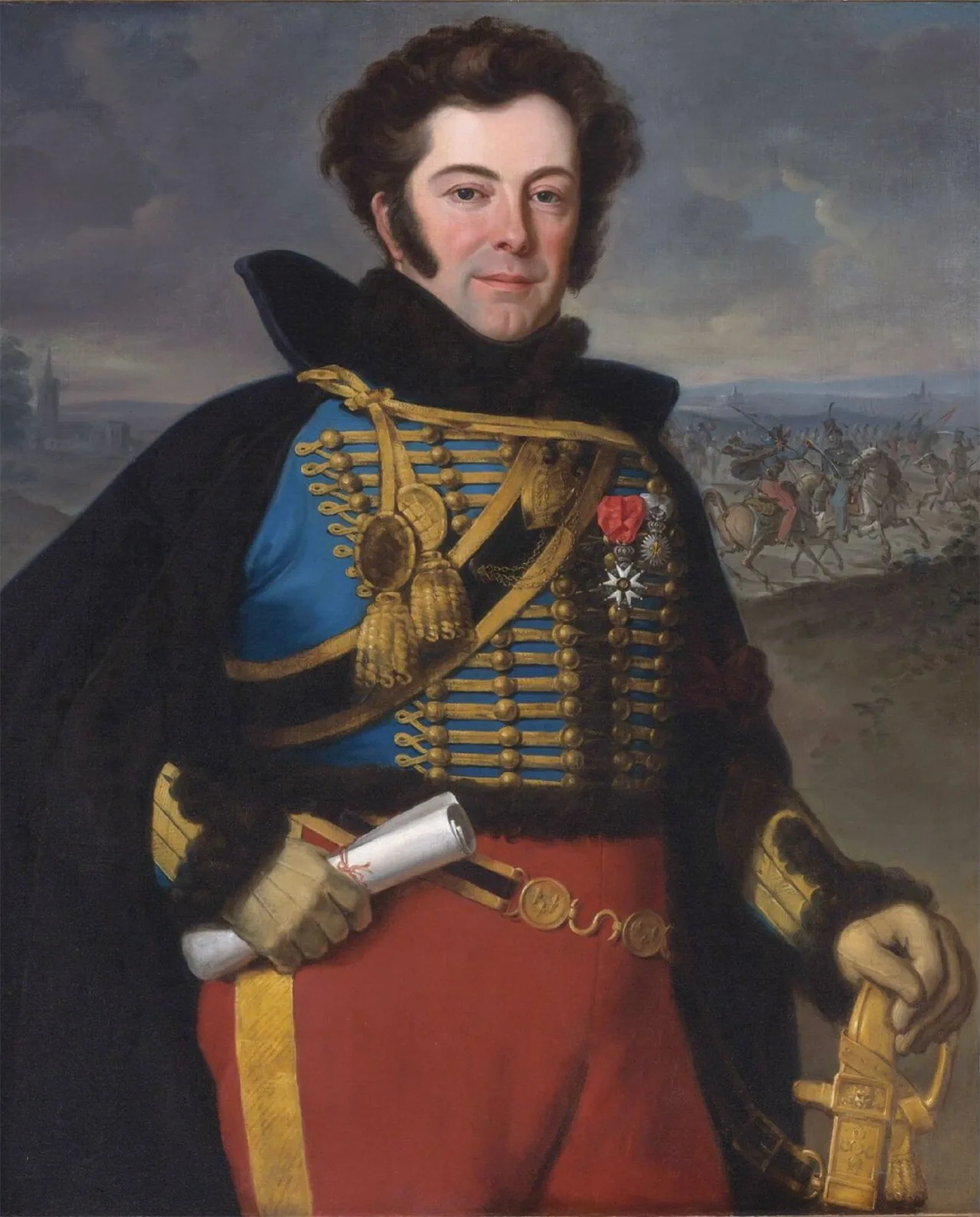 Porträt von Auguste-Frédéric de Talhouët (1788–1842) – Gedenkseite