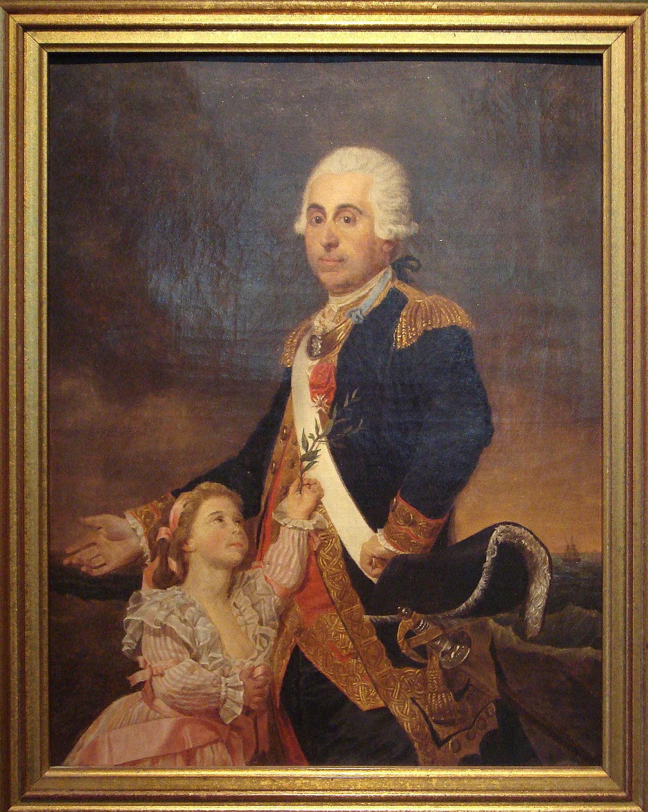 Porträt von Auguste-Louis de Rossel de Cercy (1736–1804) – Gedenkseite