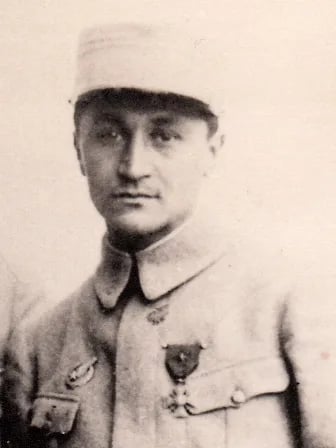 Portrait of Auguste Baux (1892–1918) – memorial page