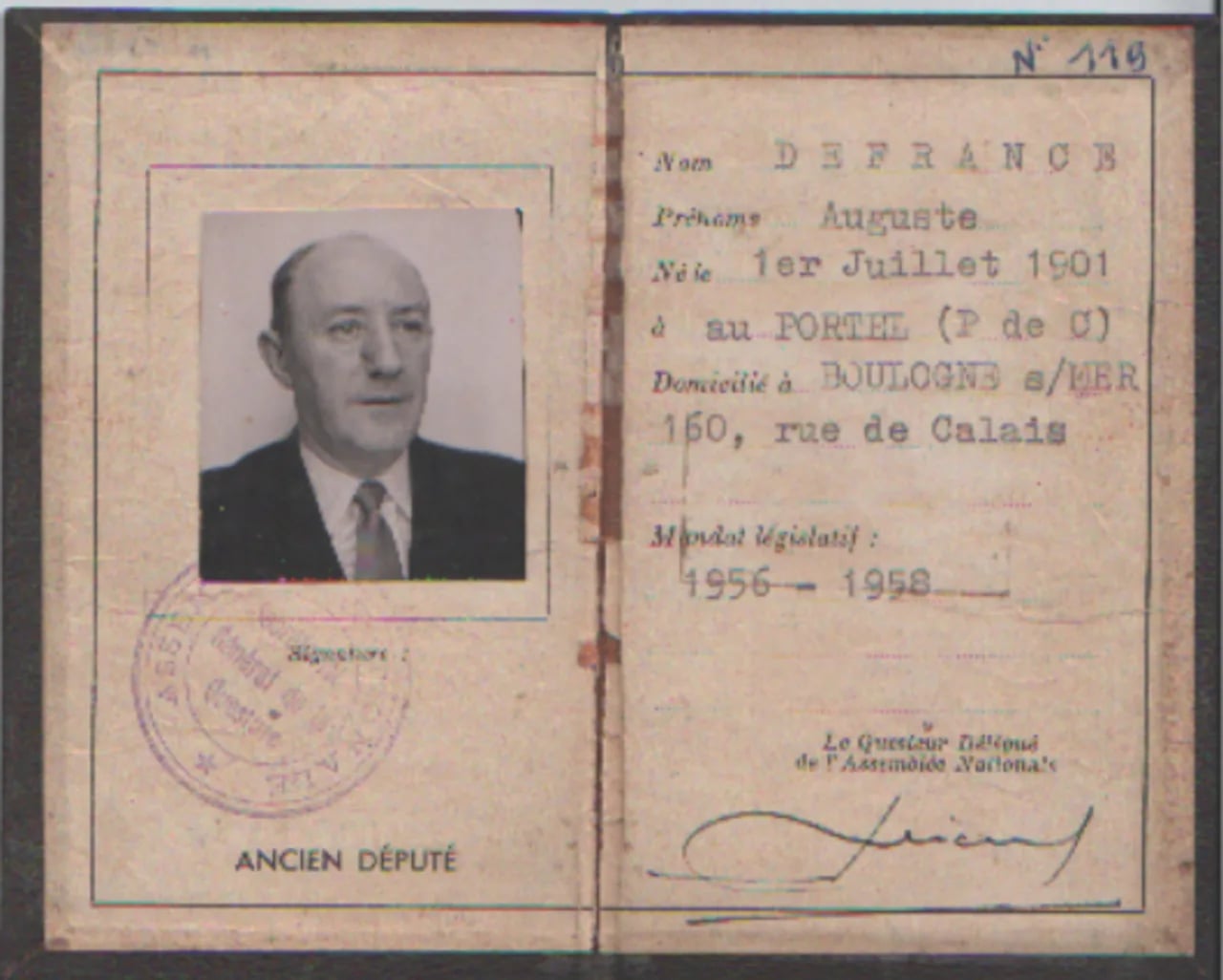 Porträt von Auguste Defrance (1901–1988) – Gedenkseite