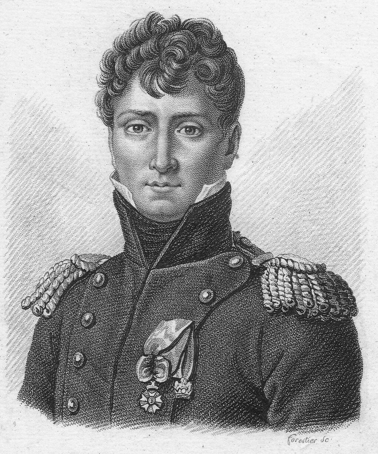 Porträt von Auguste François-Marie de Colbert-Chabanais (1777–1809) – Gedenkseite