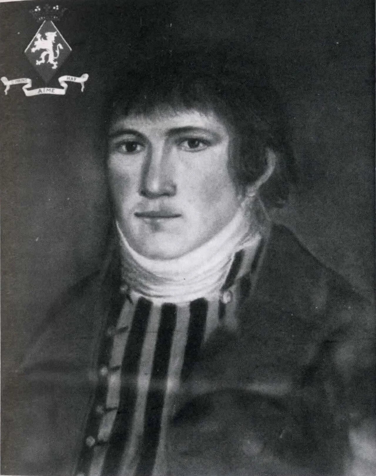 Porträt von Auguste Hay de Bonteville (1775–1846) – Gedenkseite