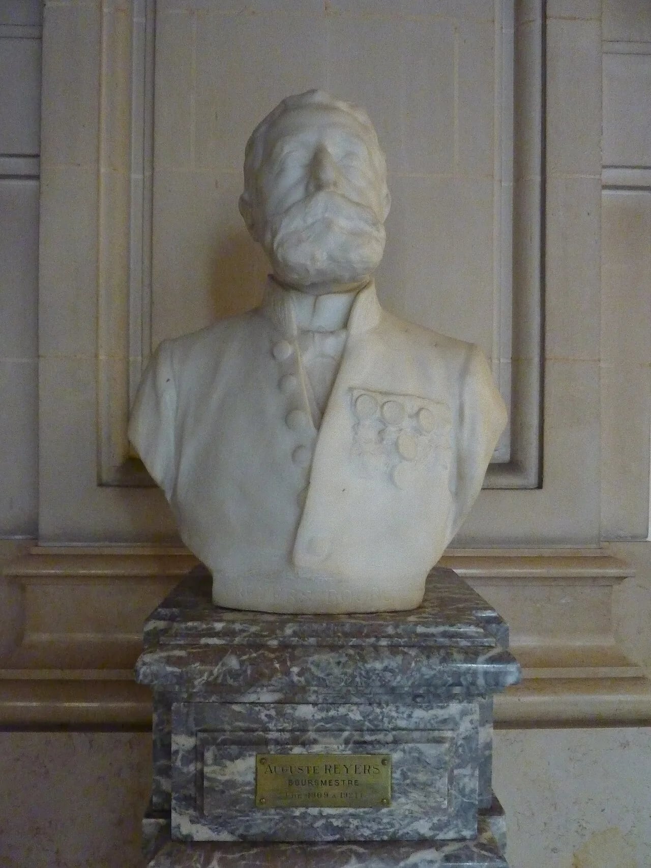 Portrait of Auguste Reyers (1843–1924) – memorial page