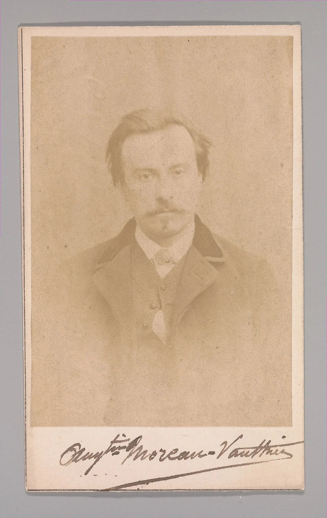 Portrait of Augustin Moreau-Vauthier (1831–1893) – memorial page