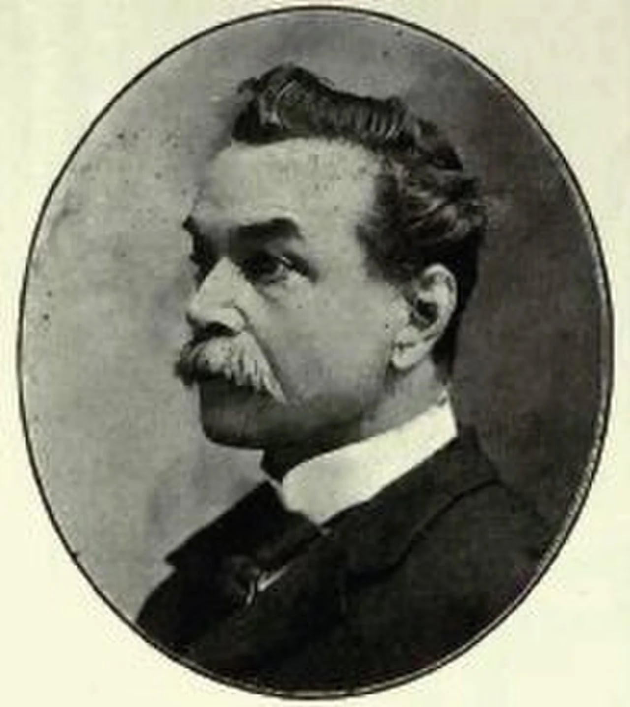 Porträt von Augustin Bourbonnais (1850–1923) – Gedenkseite