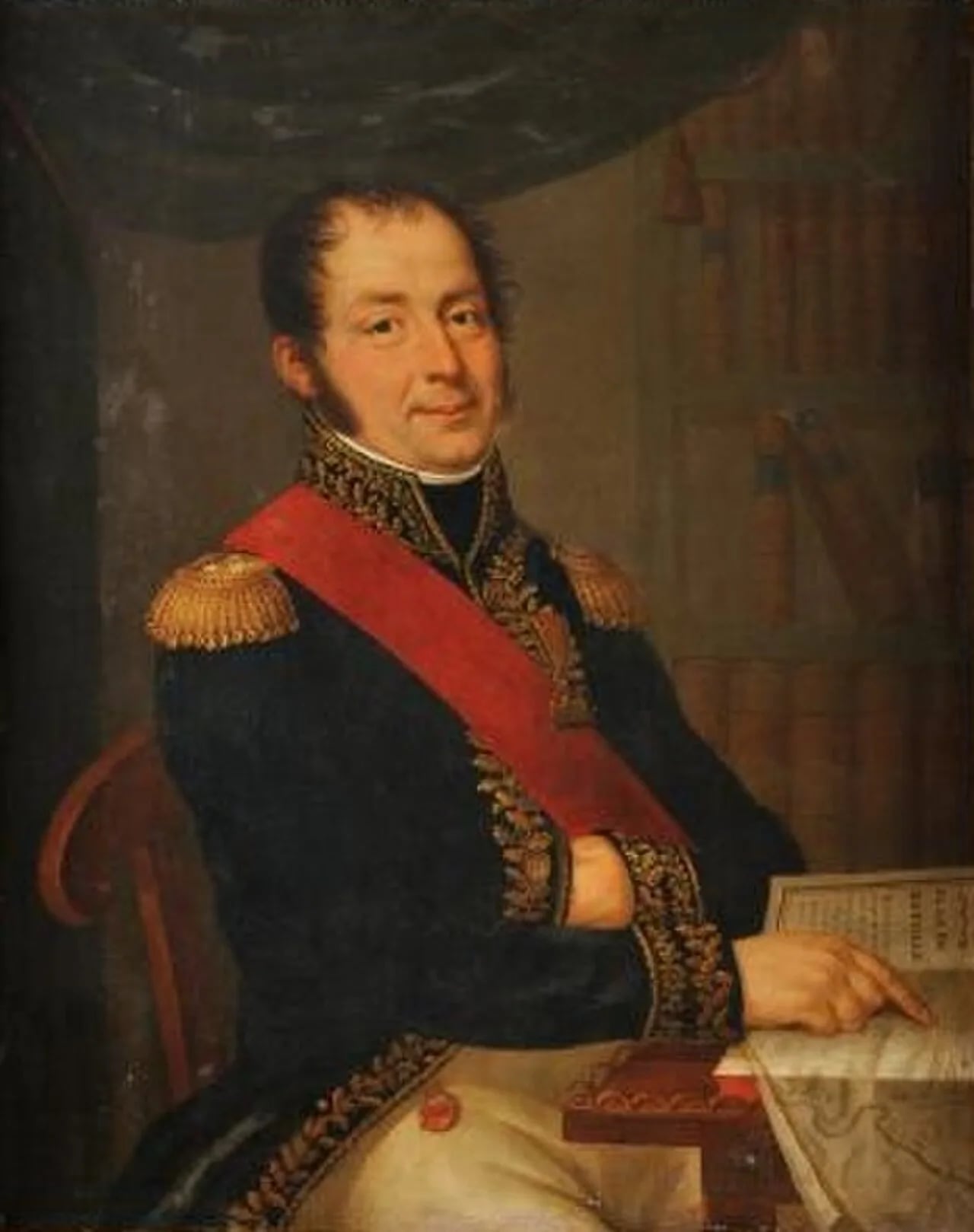 Porträt von Augustin Darricau (1773–1819) – Gedenkseite