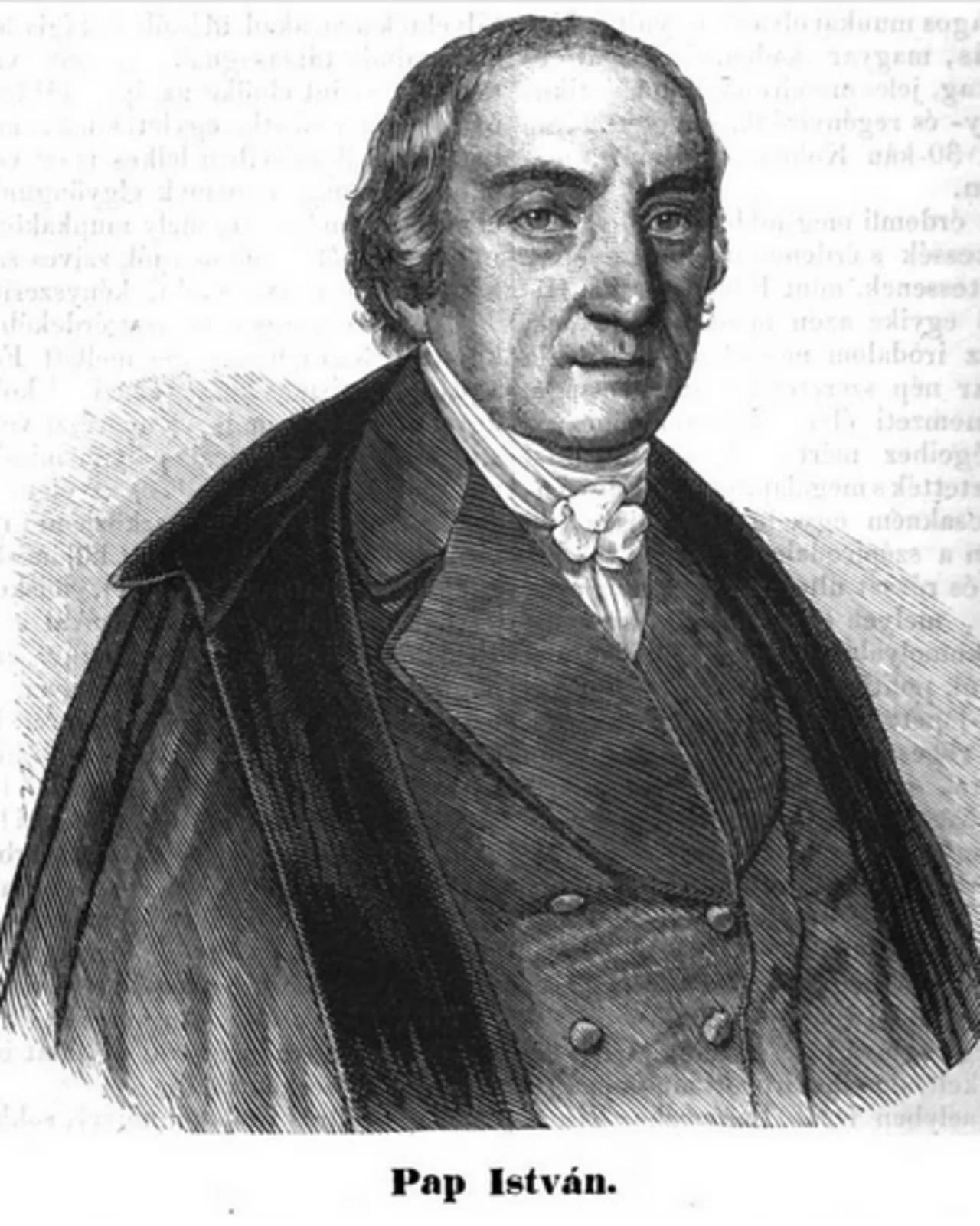 Porträt von Stephan Pap (1790–1864) – Gedenkseite
