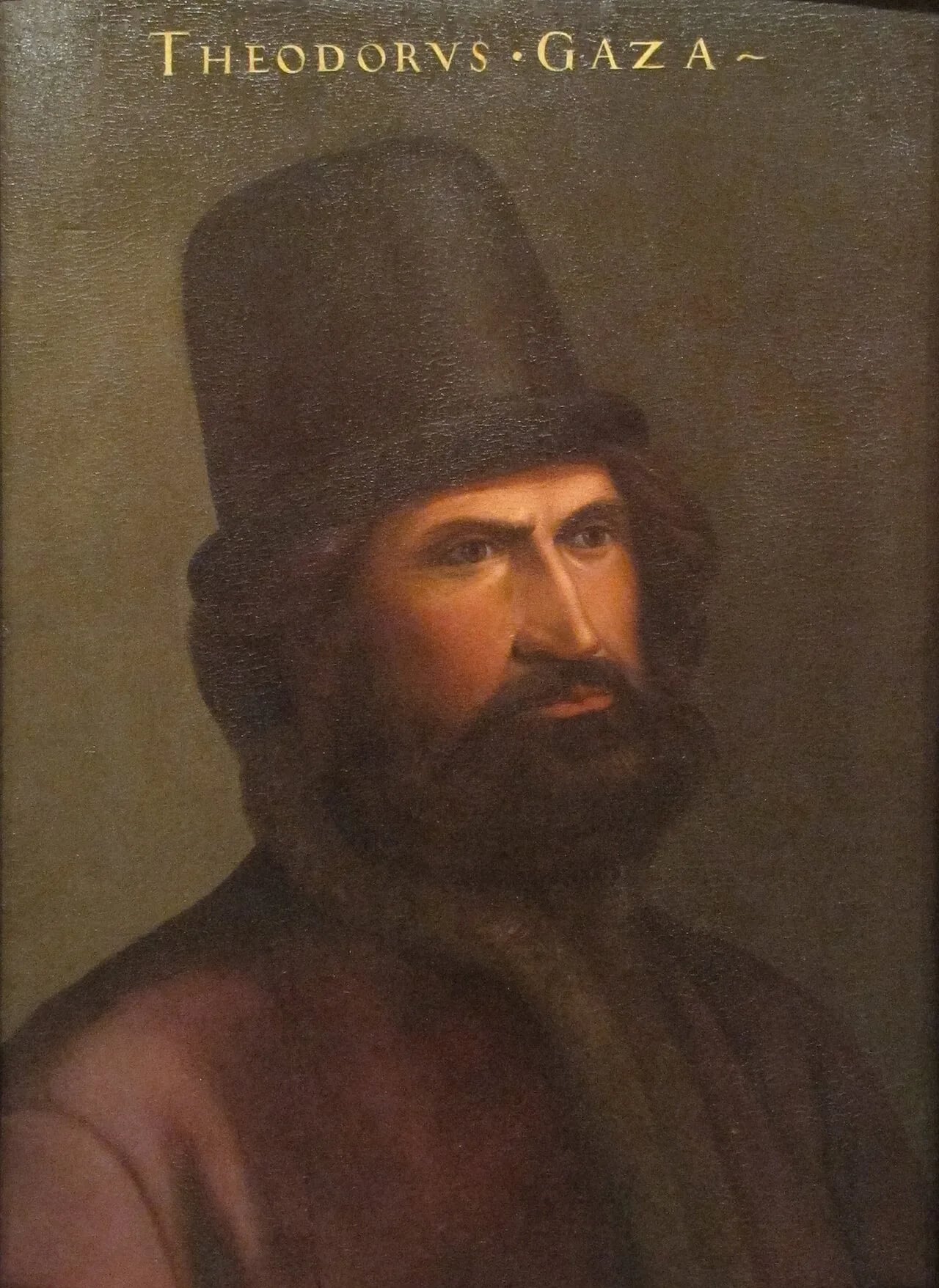 Portrait of Theodorus Gaza (1398–1475) – memorial page