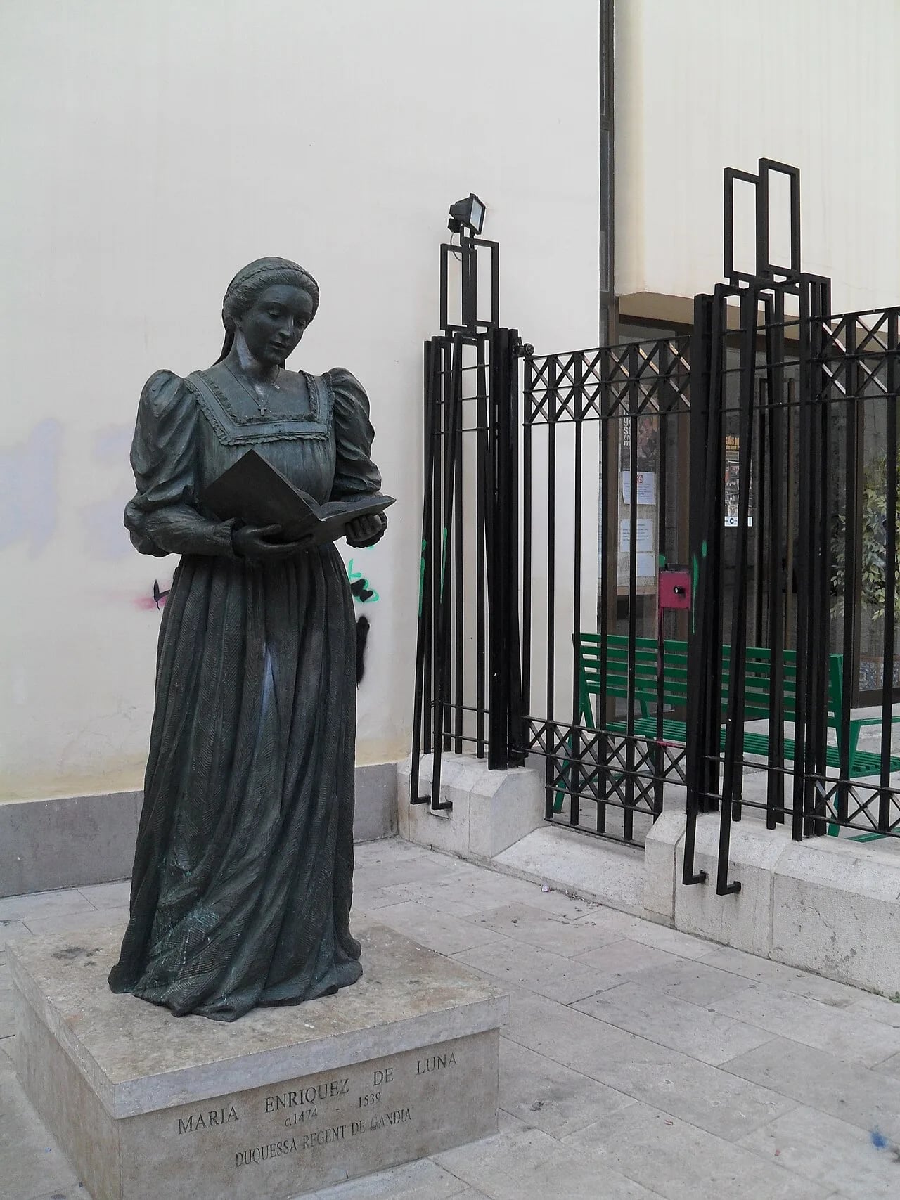 Porträt von María Enríquez de Luna (1474–1539) – Gedenkseite