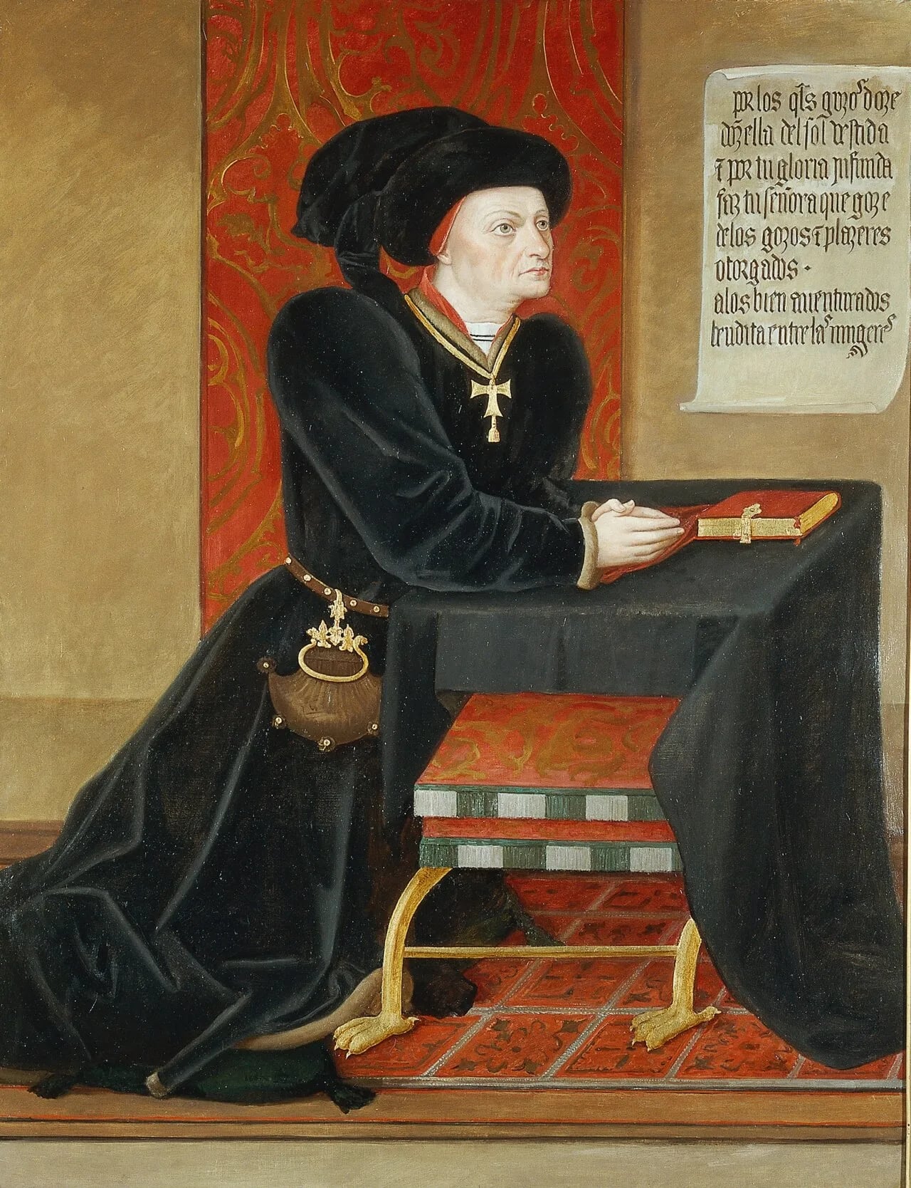 Porträt von Iñigo López de Mendoza (1398–1458) – Gedenkseite