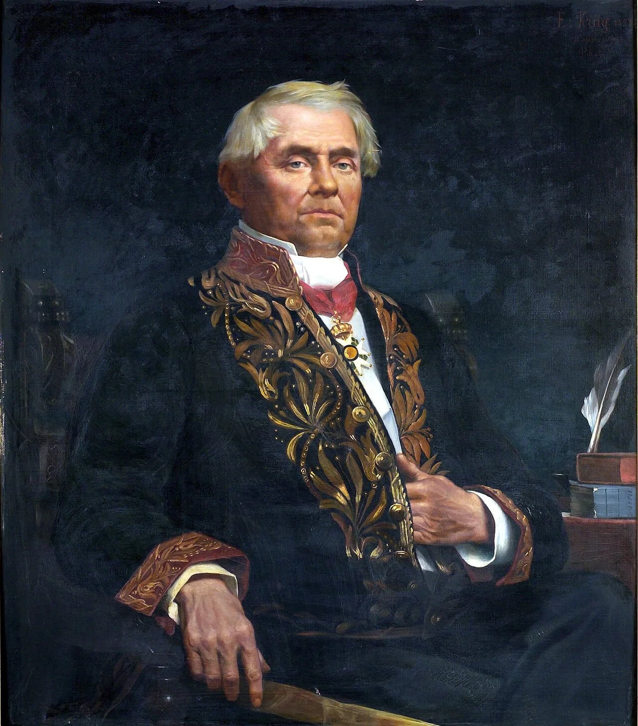 Porträt von Zoroastre Alexis Michal (1801–1875) – Gedenkseite