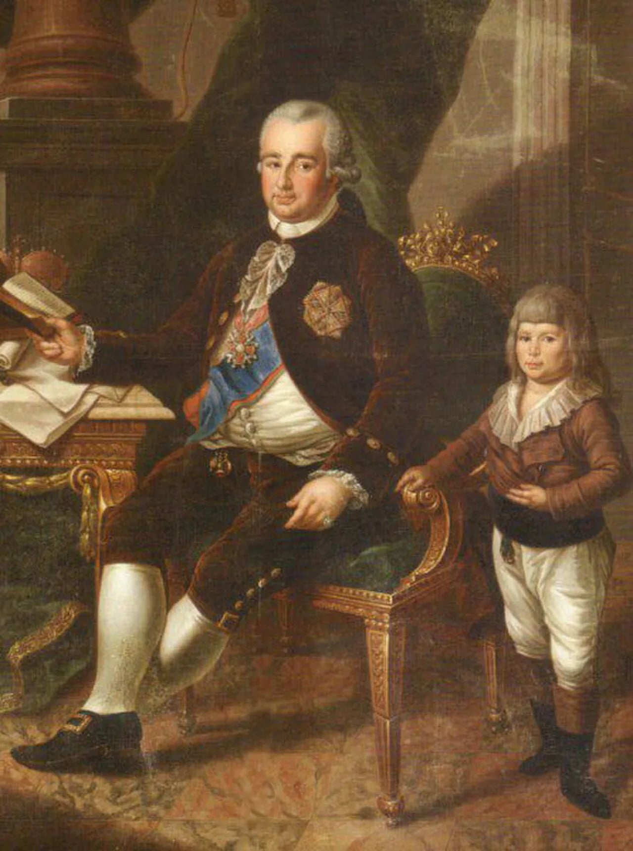 Porträt von Hieronim Wincenty Radziwiłł (1759–1786) – Gedenkseite