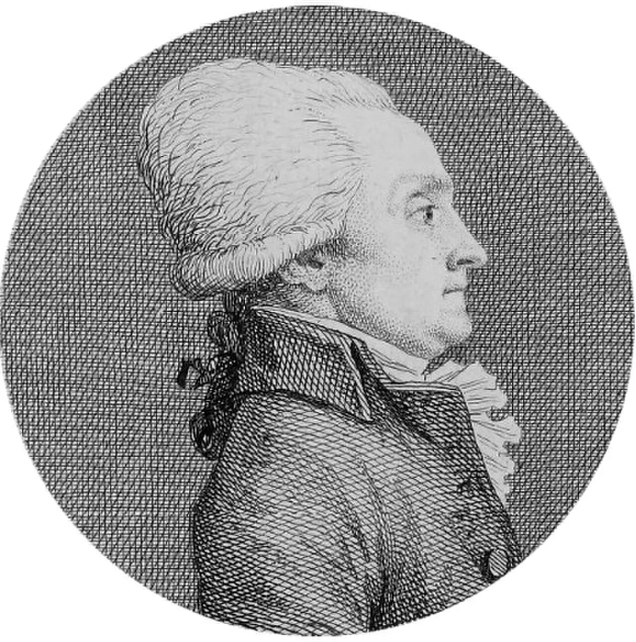 Porträt von Guy Félix de Pardieu (1758–1799) – Gedenkseite