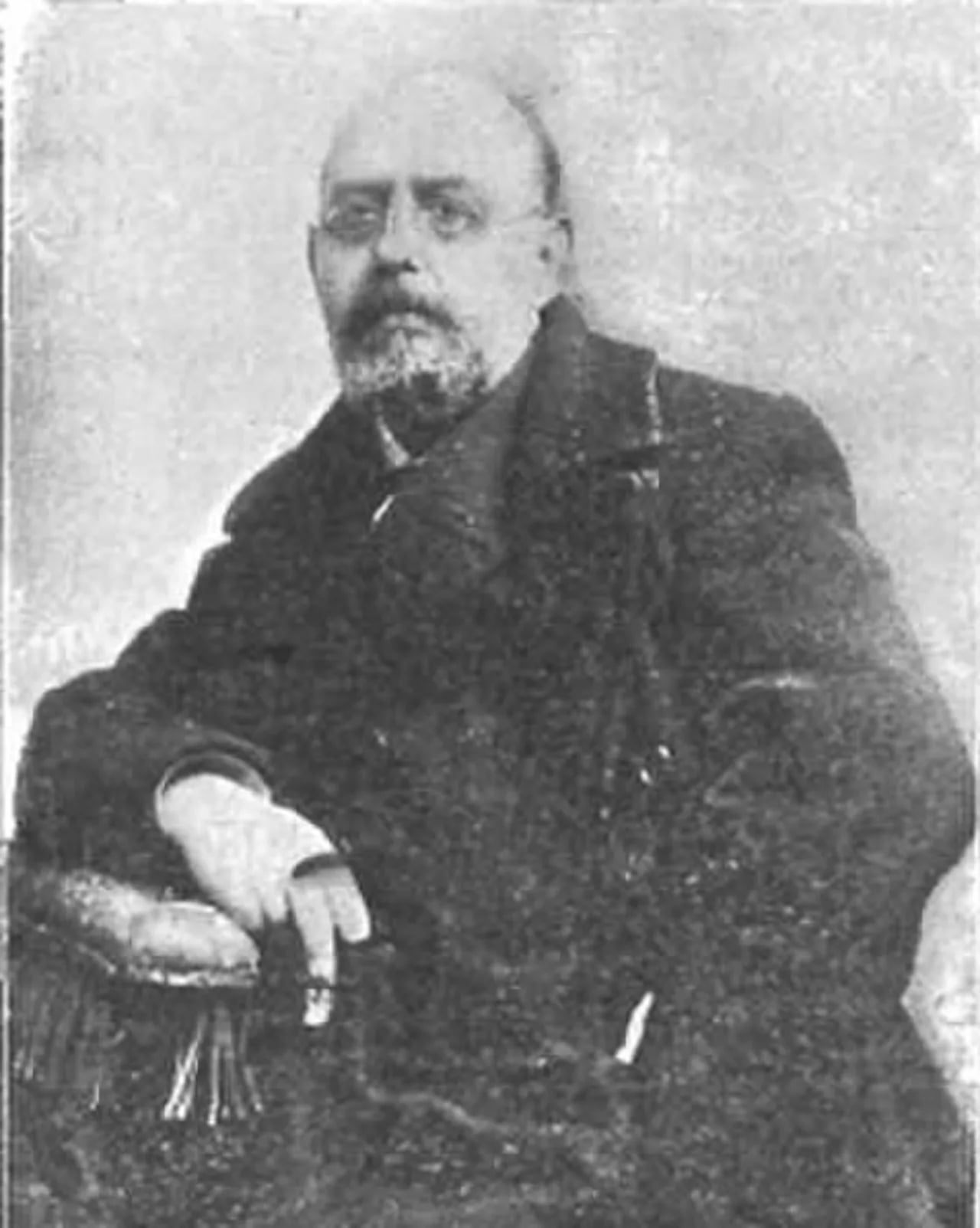 Porträt von Manuel Ossorio y Bernard (1839–1904) – Gedenkseite