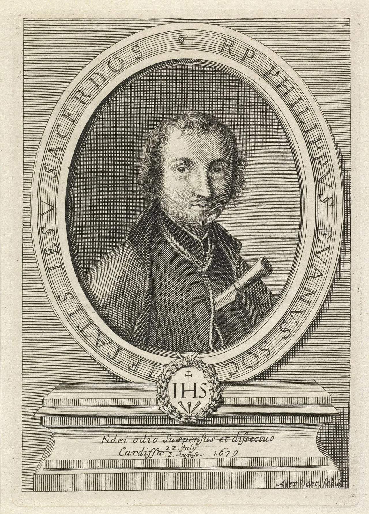 Porträt von Philip Evans (1645–1679) – Gedenkseite