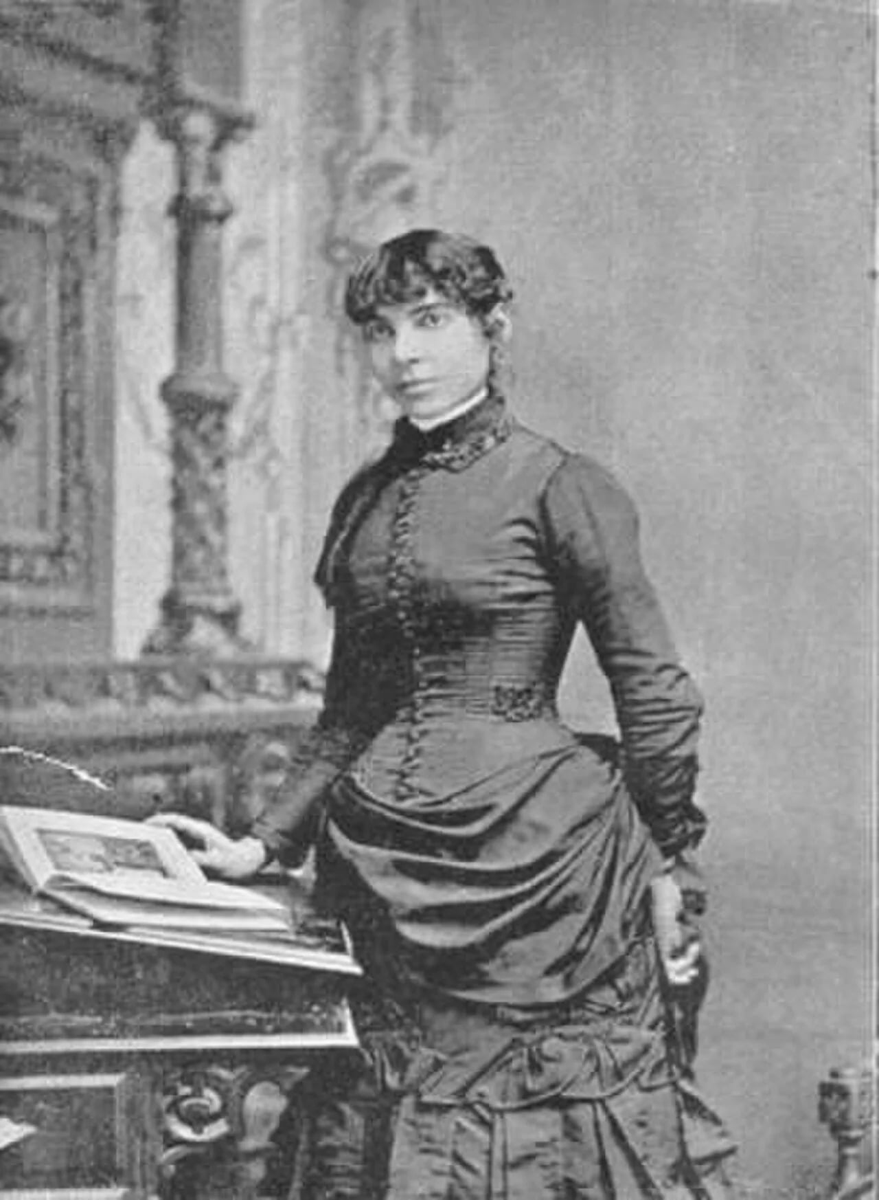 Porträt von Lucretia Newman Coleman (1854–1948) – Gedenkseite