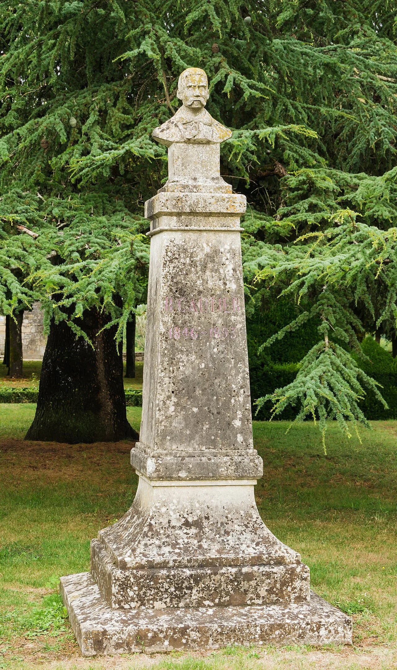 Porträt von Barthélemy Gautier (1846–1893) – Gedenkseite