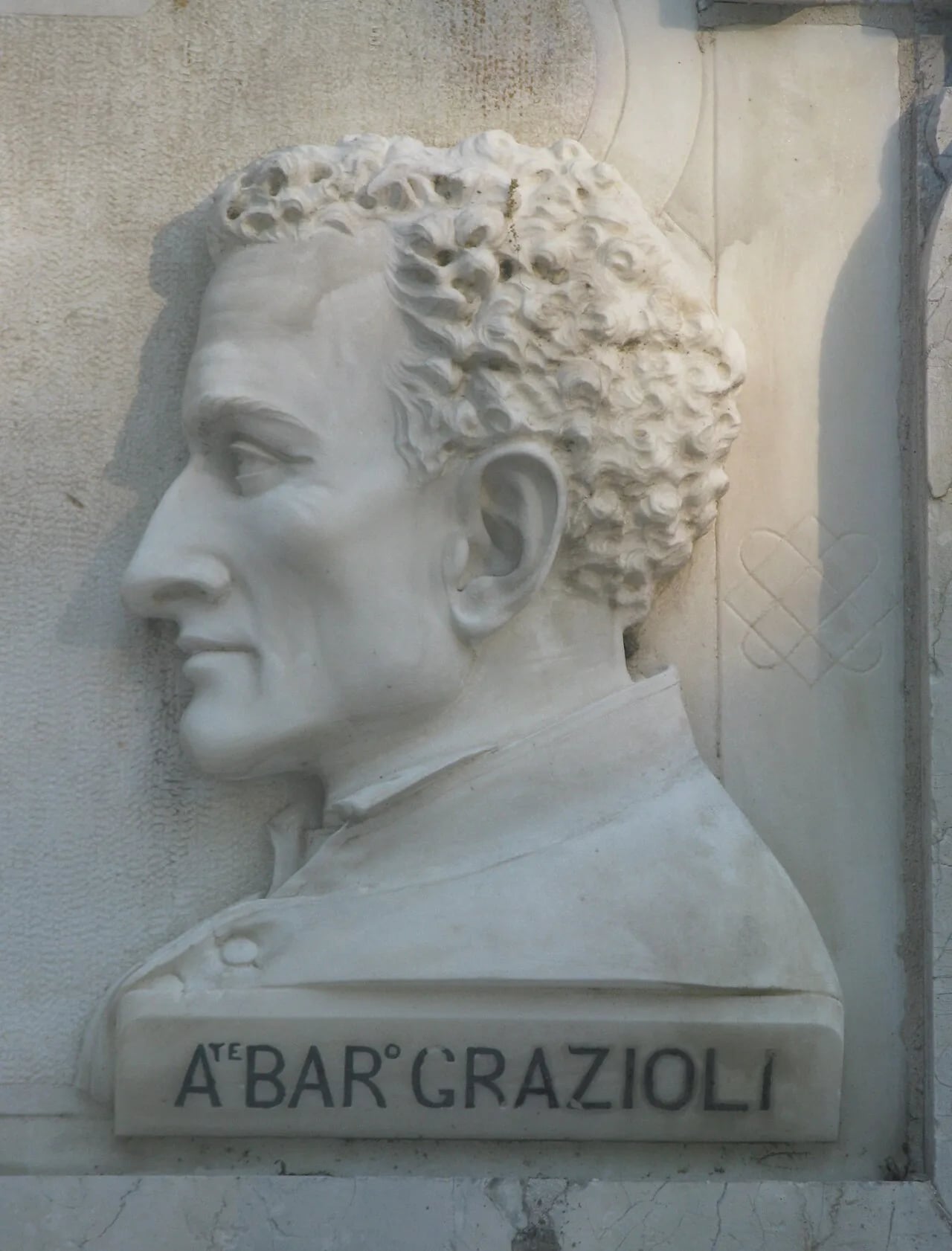 Portrait of Bartolomeo Grazioli (1804–1853) – memorial page