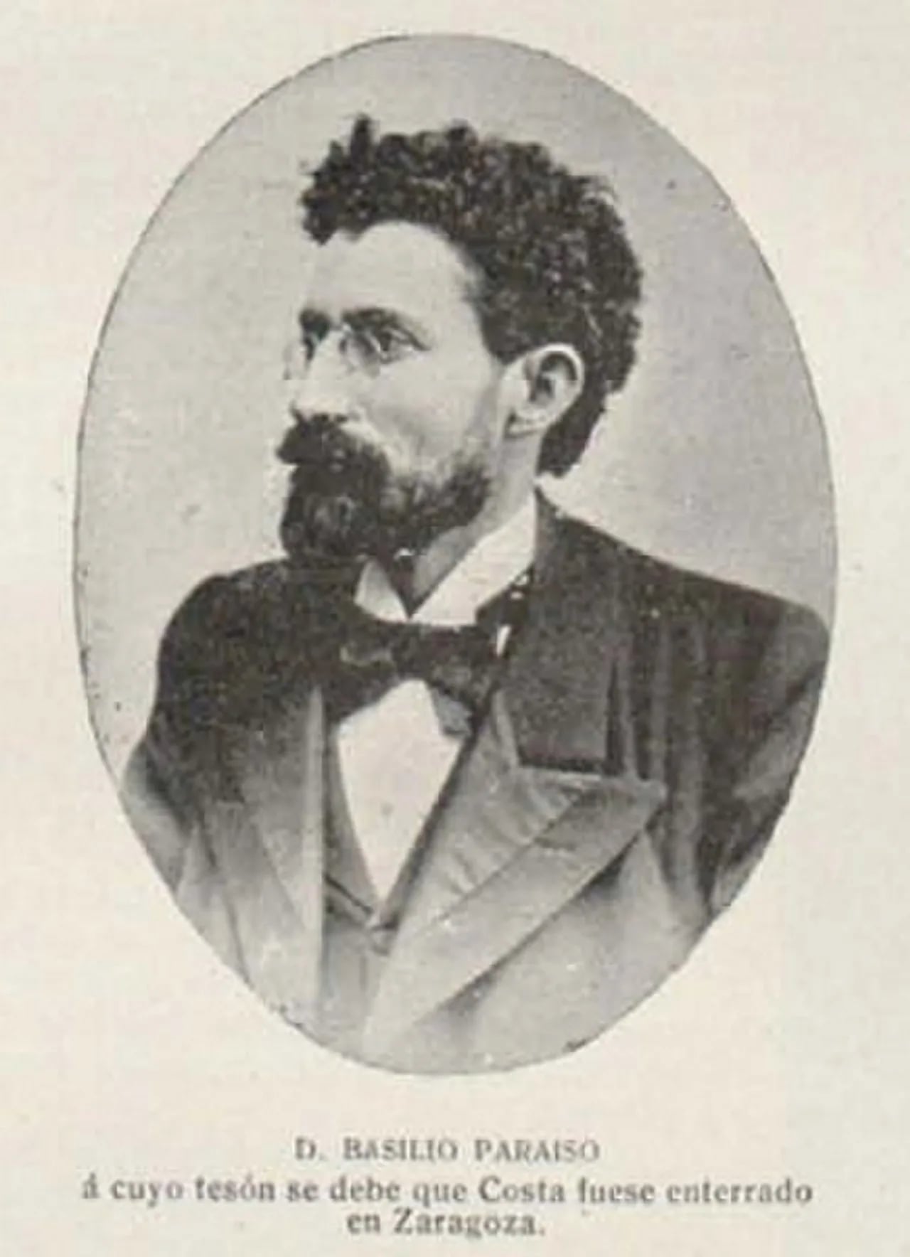 Portrait of Basilio Paraíso (1849–1930) – memorial page