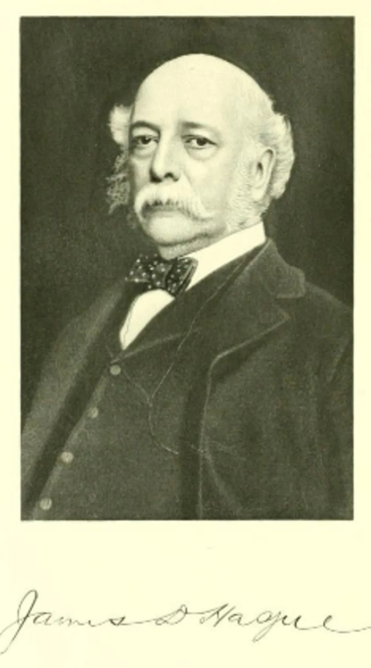 Porträt von James Duncan Hague (1836–1908) – Gedenkseite