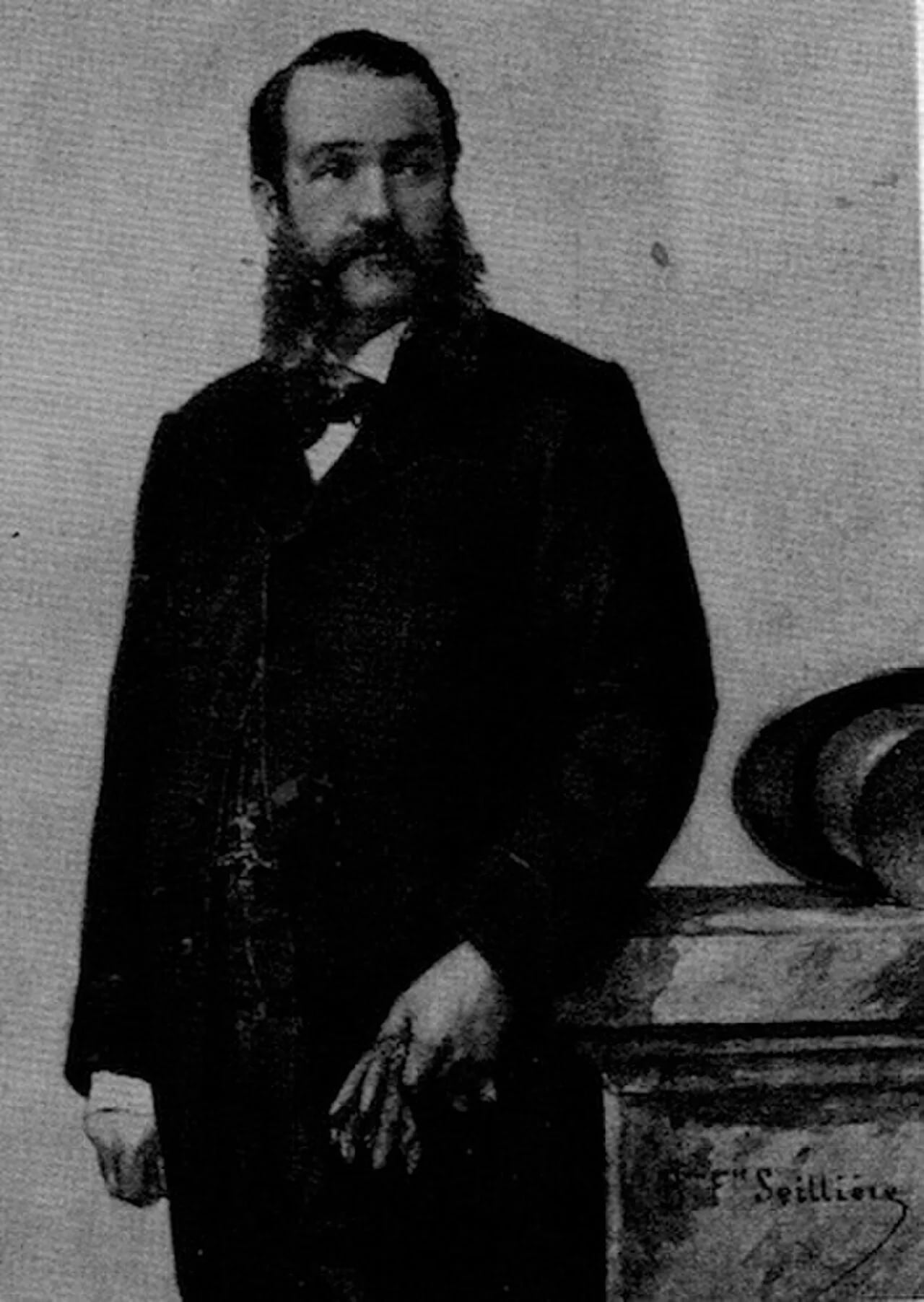 Porträt von Frédéric Seillière (1839–1899) – Gedenkseite