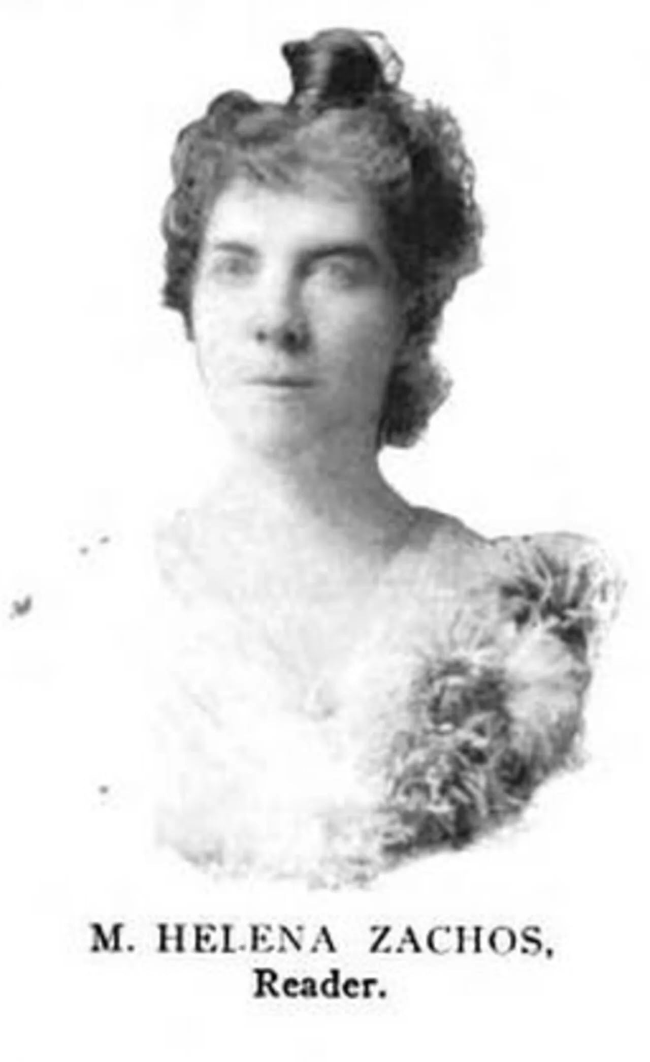 Portrait of Helena Zachos (1856–1951) – memorial page