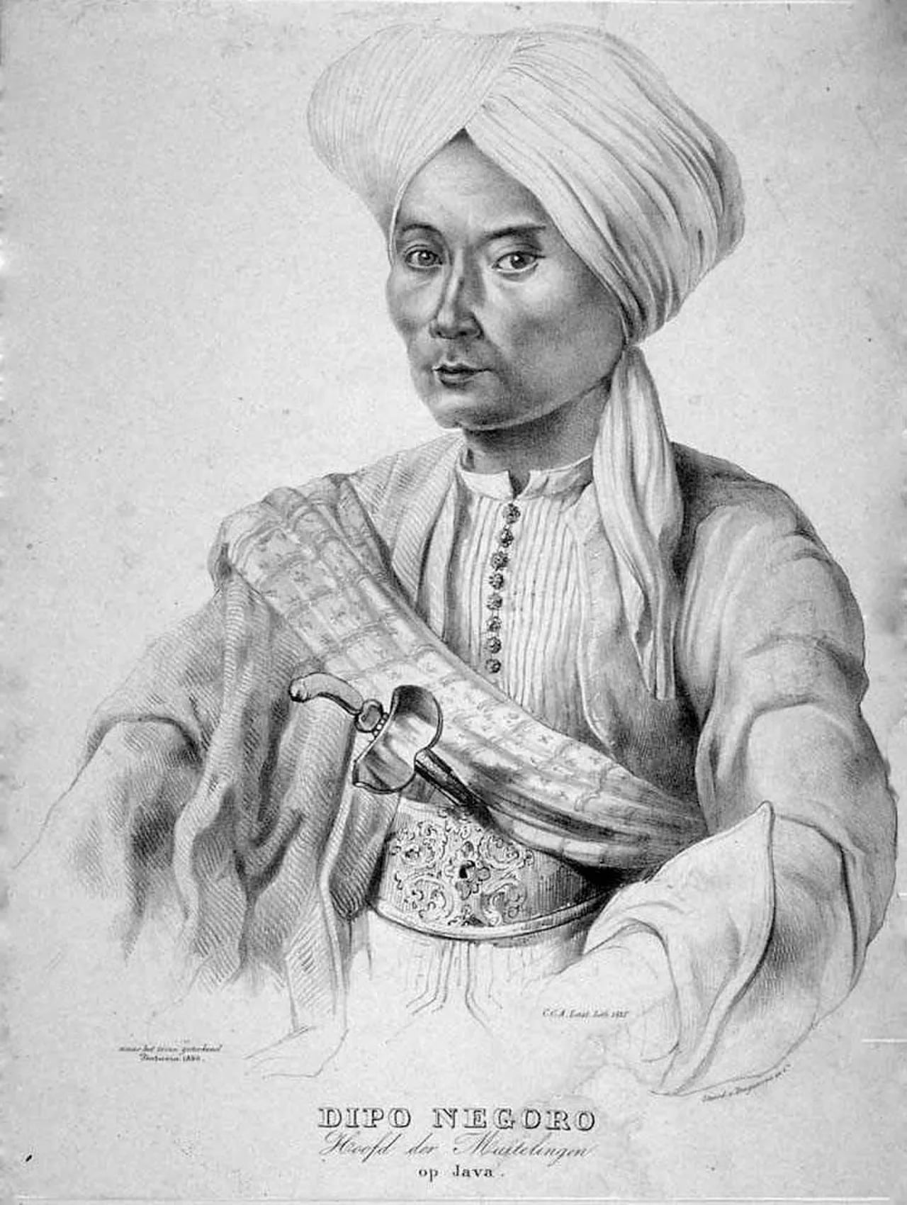 Portrait of Diponegoro (1785–1855) – memorial page