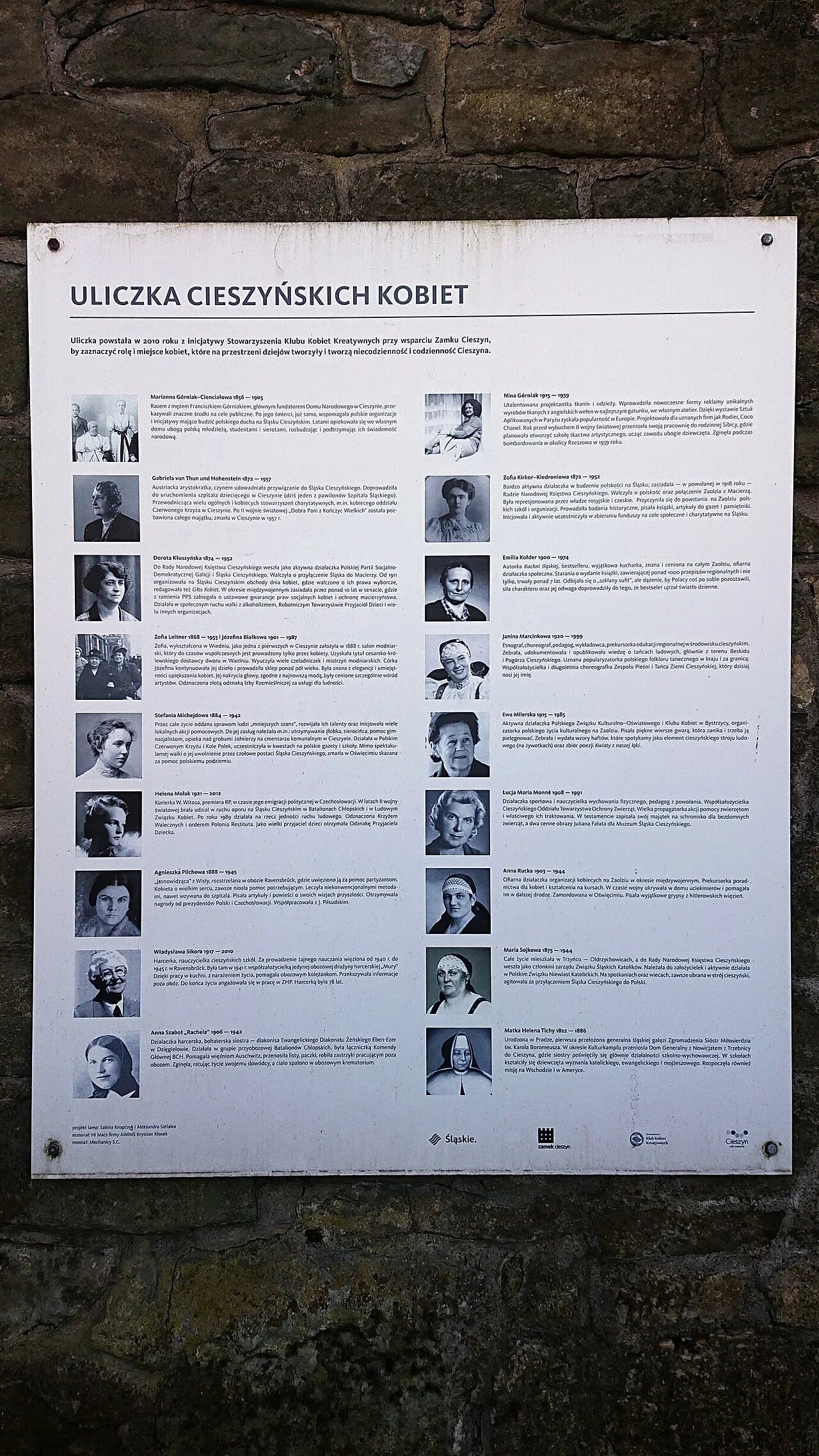 Portrait of Helena Tichy (1822–1886) – memorial page
