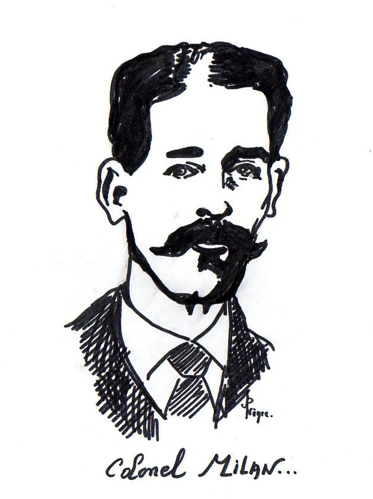 Portrait of Francisco de Paula Milán (1821–1883) – memorial page